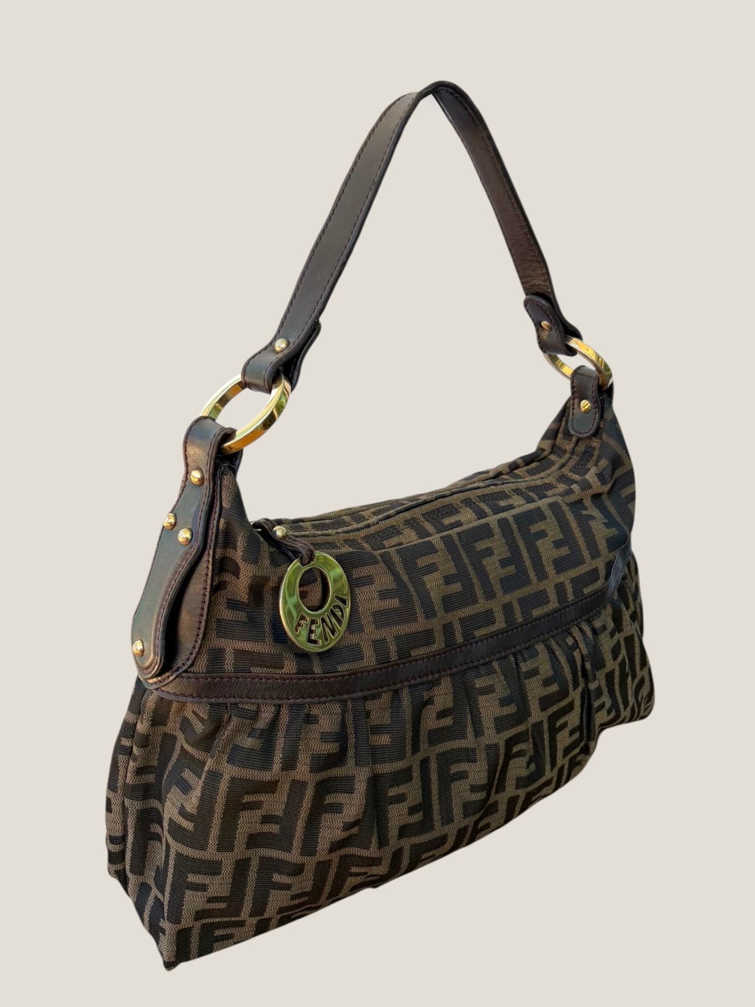 Fendi Chef Zucca Hobo