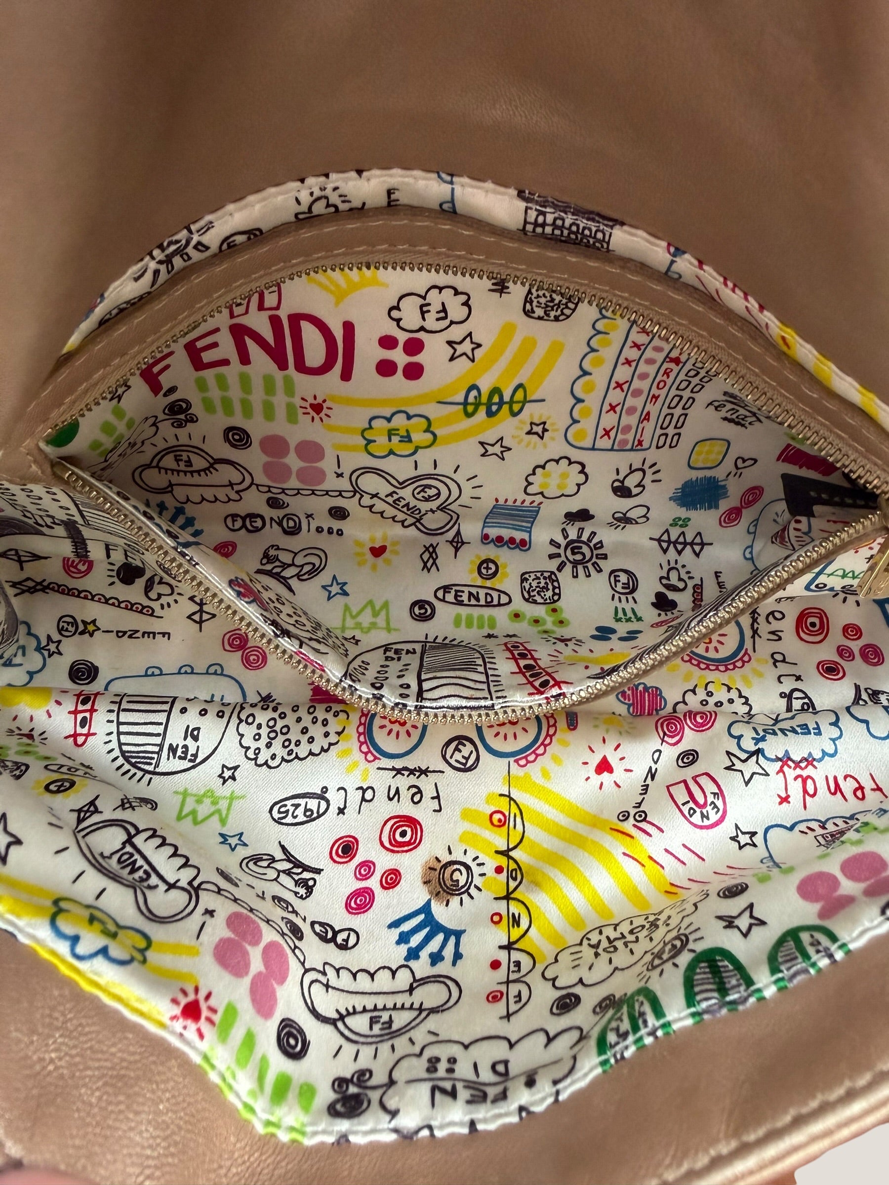 Fendi baguette in pelle