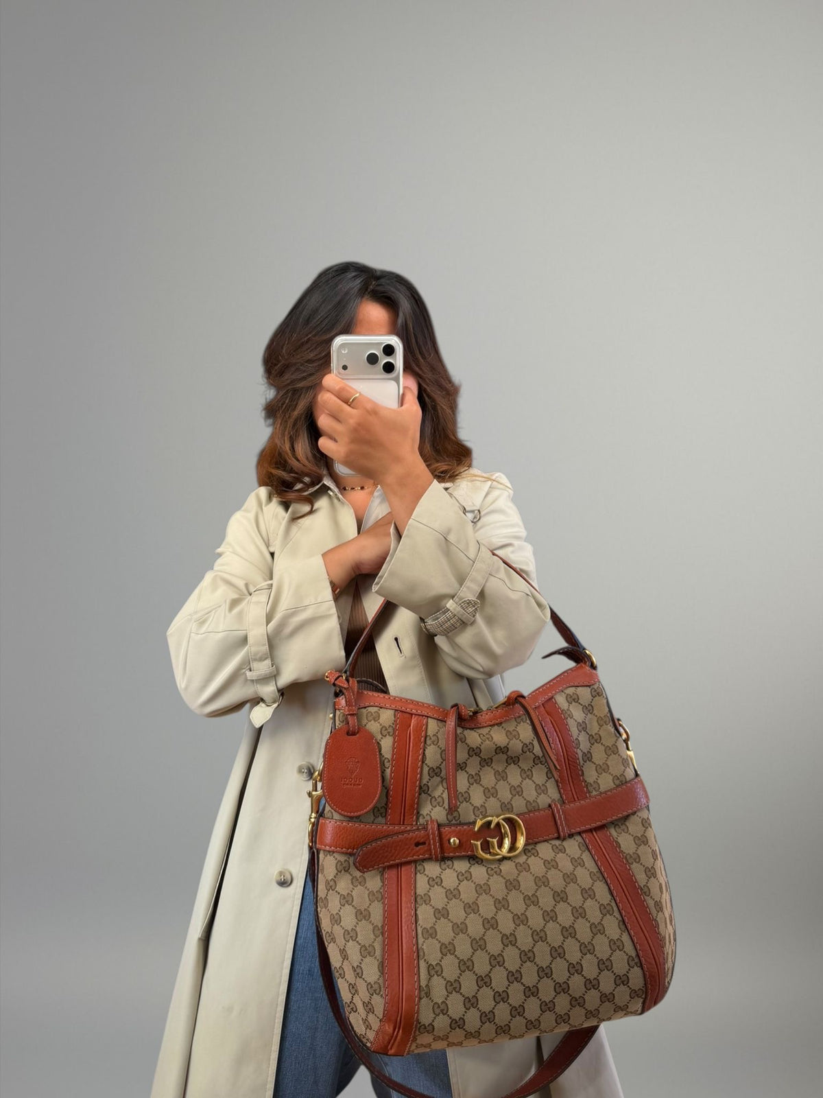 Gucci Hobo GG con cintura