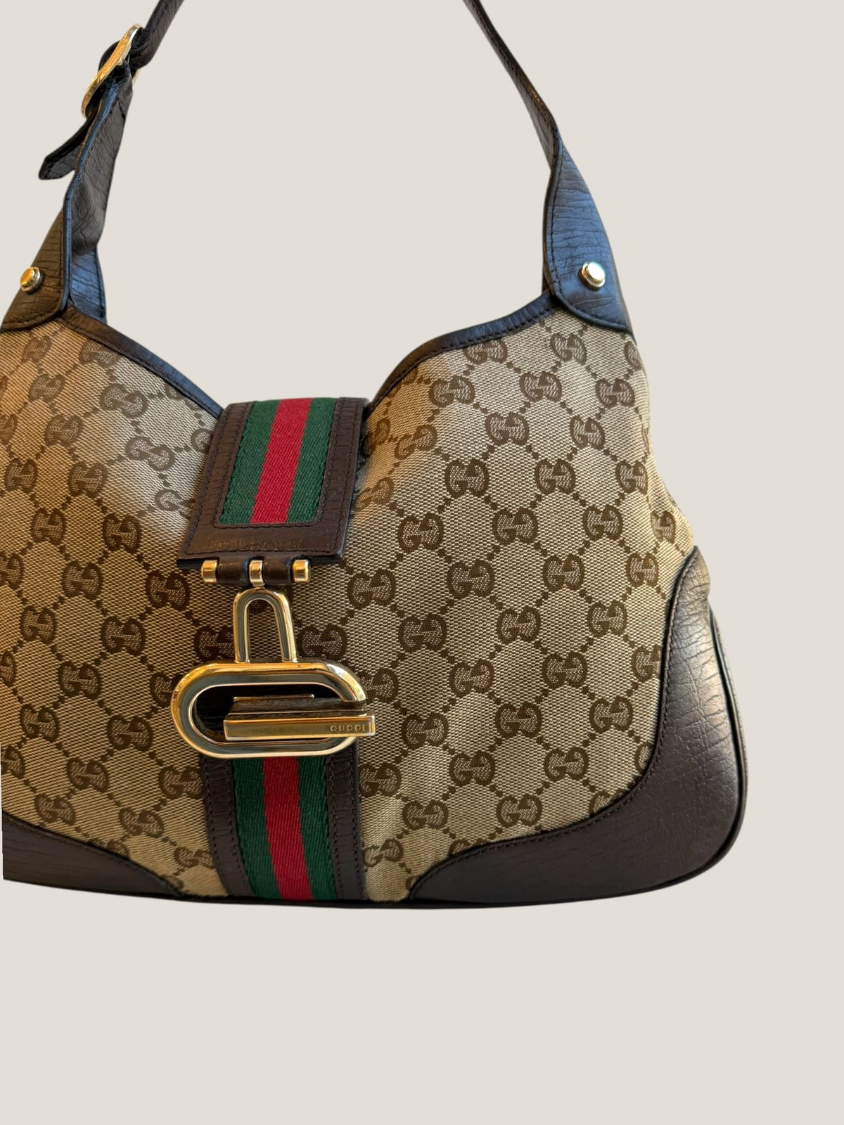 Gucci Jackie Web GG Canvas