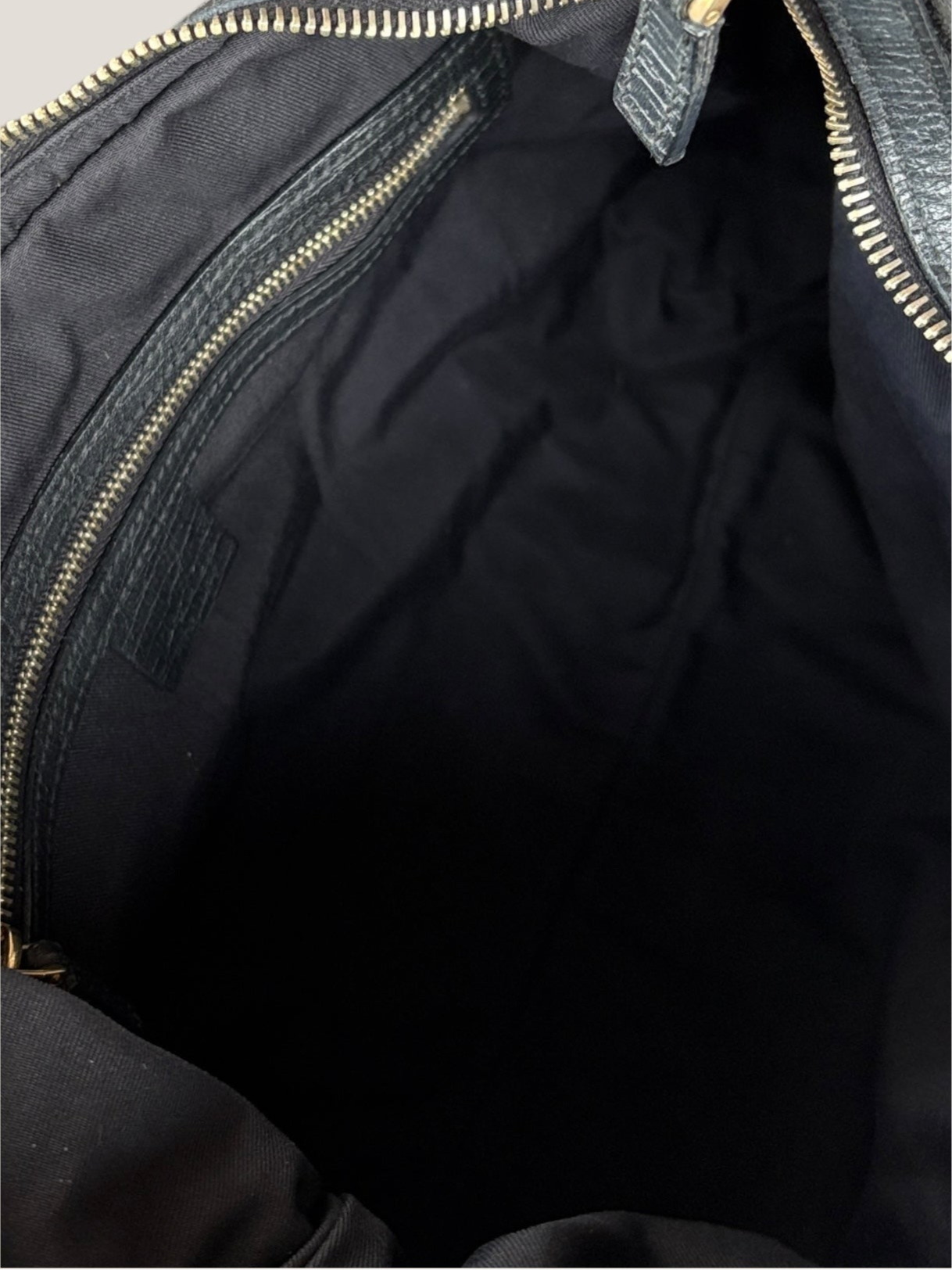 Gucci GG canvas nera Horsebit chain