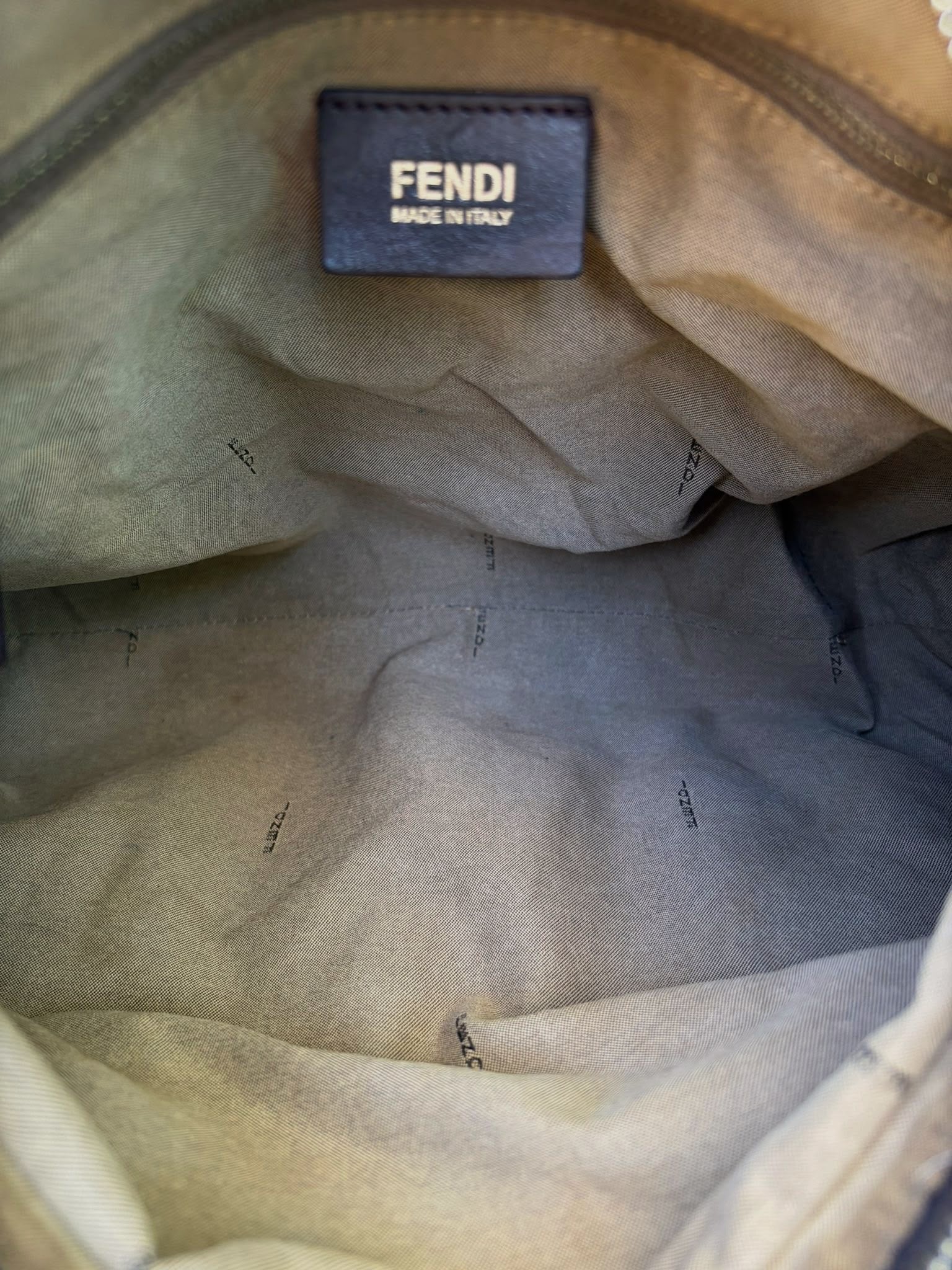 Fendi Chef Zucca Hobo