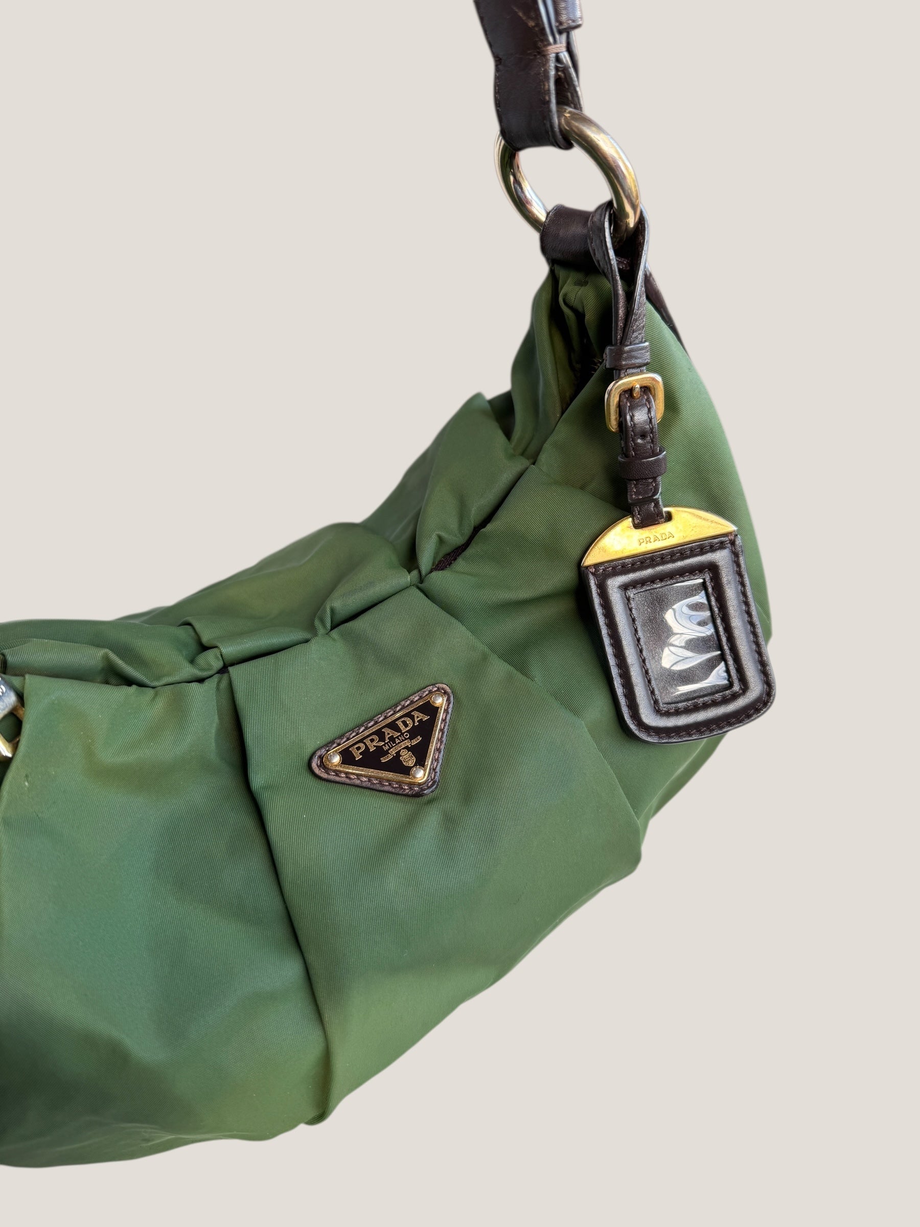 PRADA Hobo Nylon Verde