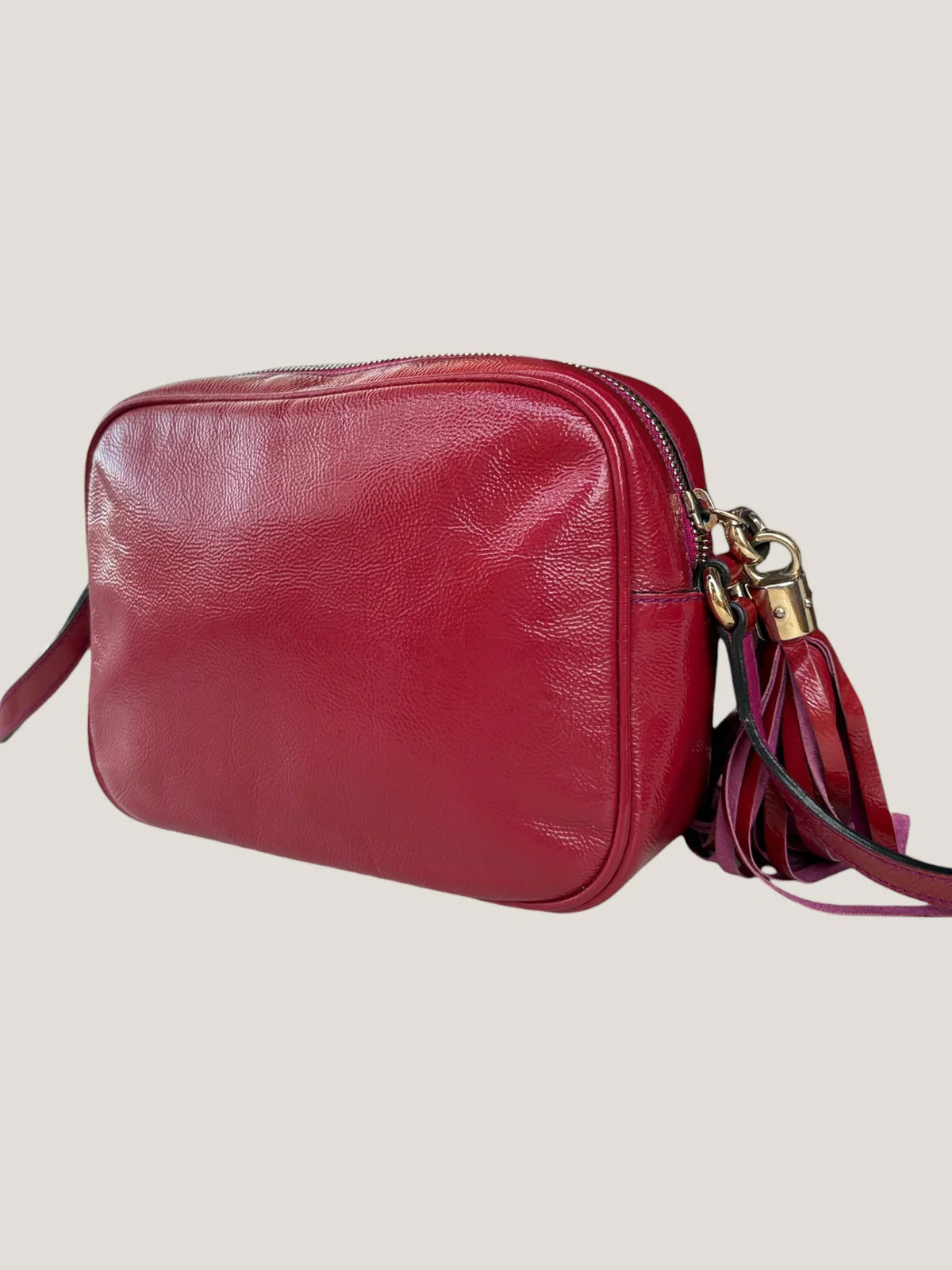 Gucci Soho Disco Vernice Rosso Fucsia