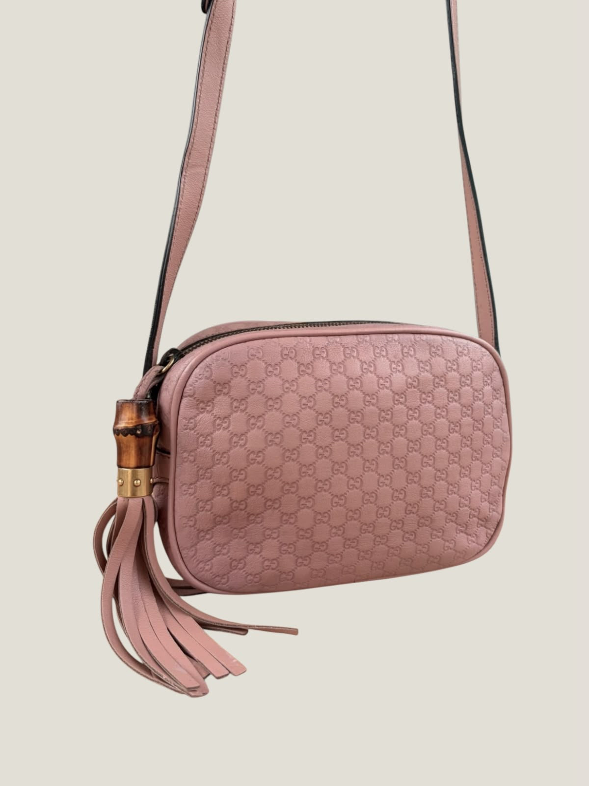 Gucci Microguccissima Bamboo Tassel