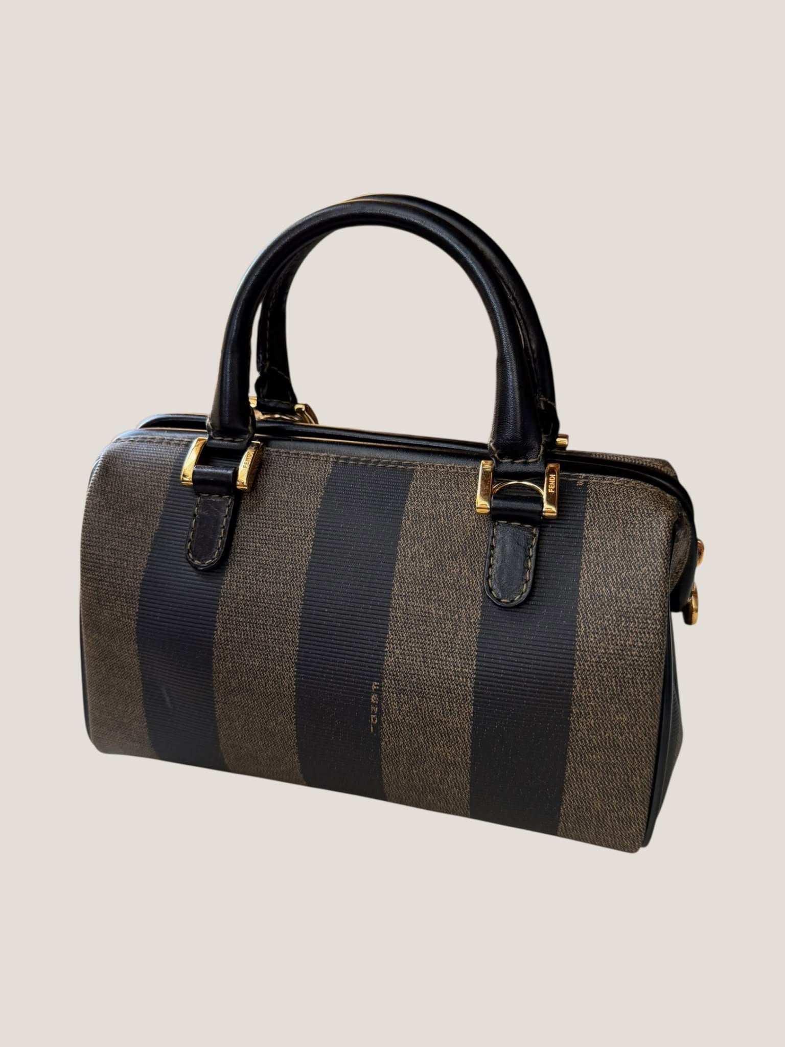 Fendi Pequin Mini Boston