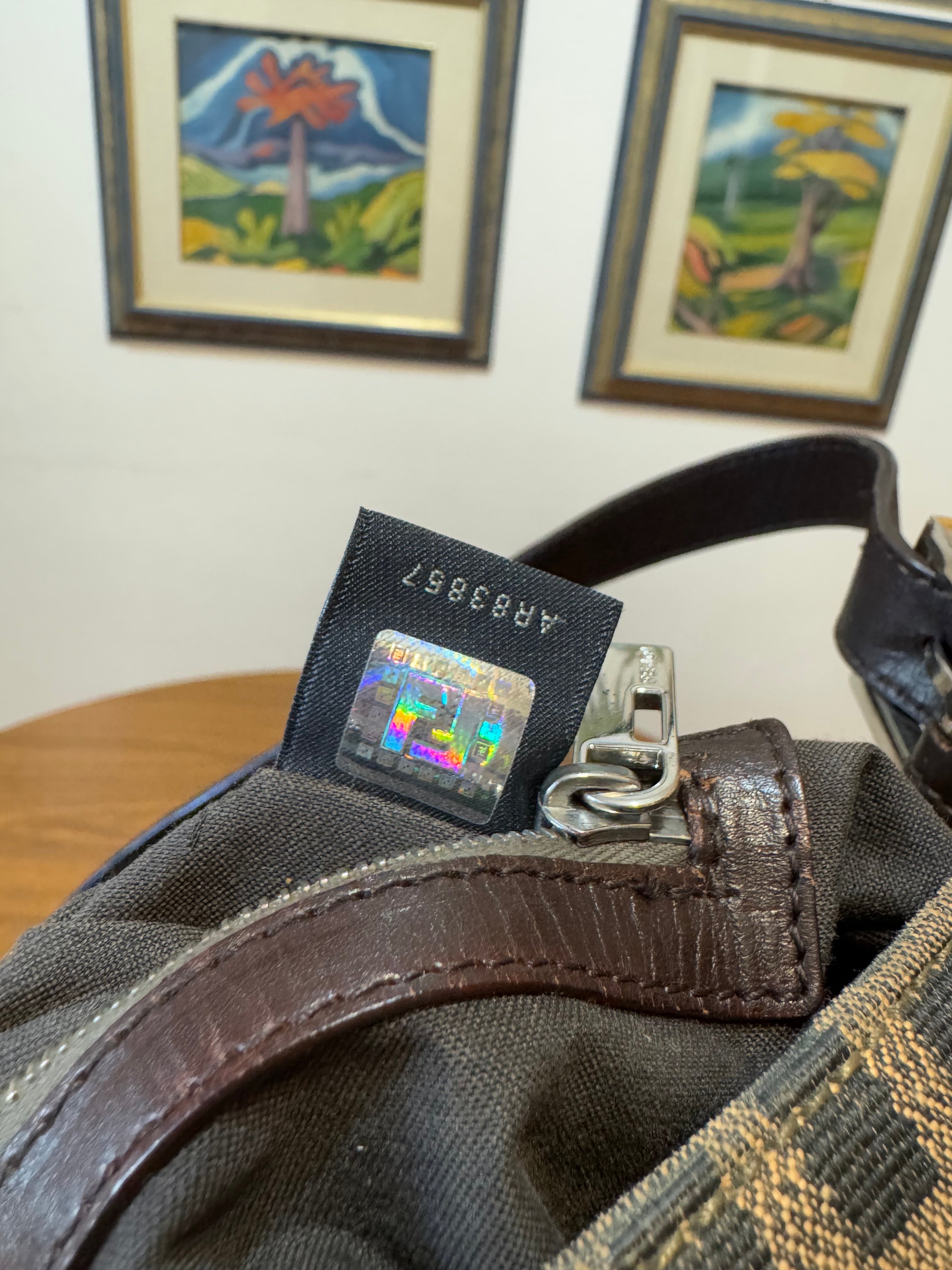 Fendi Zucca Baguette