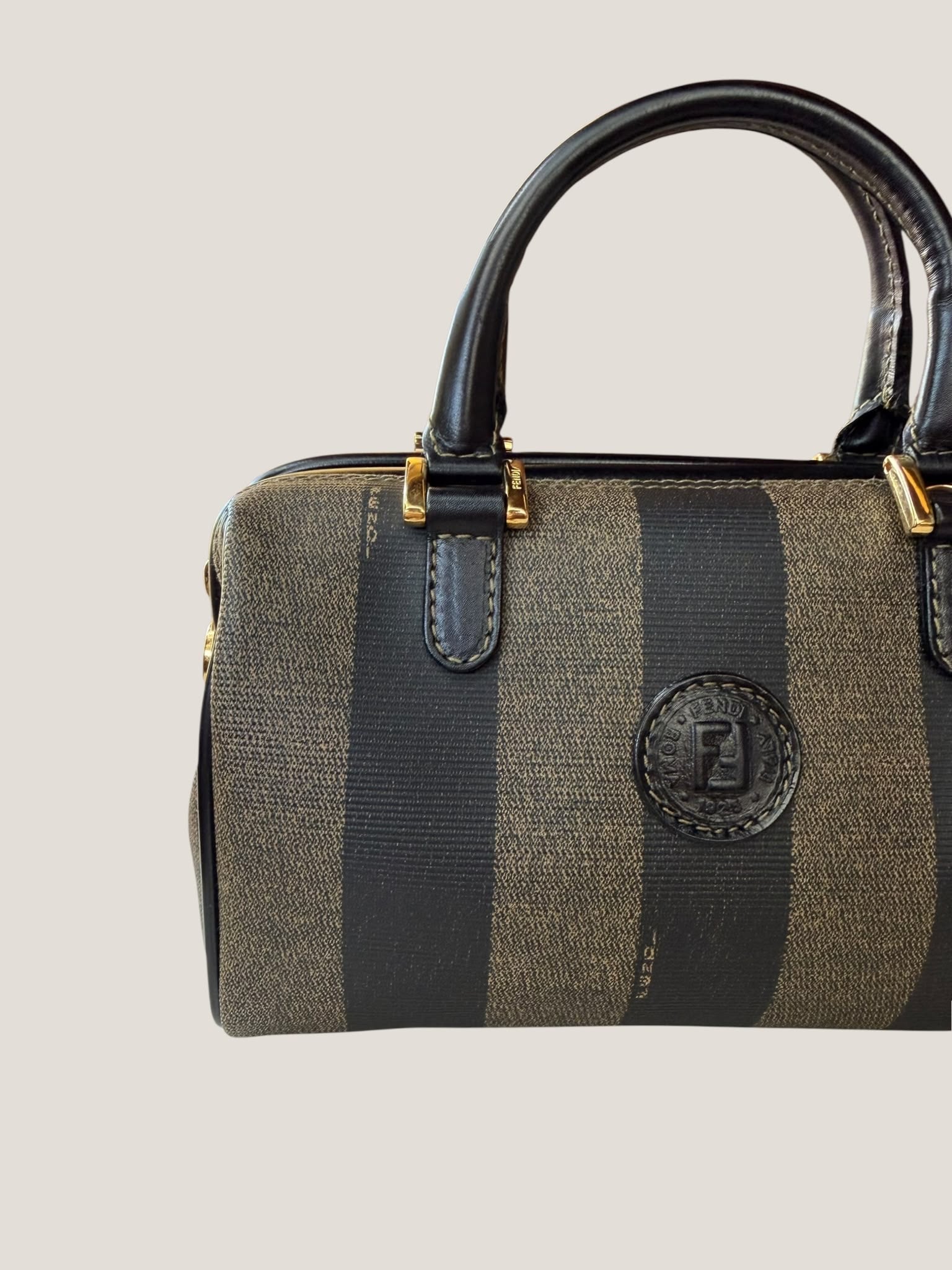 Fendi Pequin Mini Boston