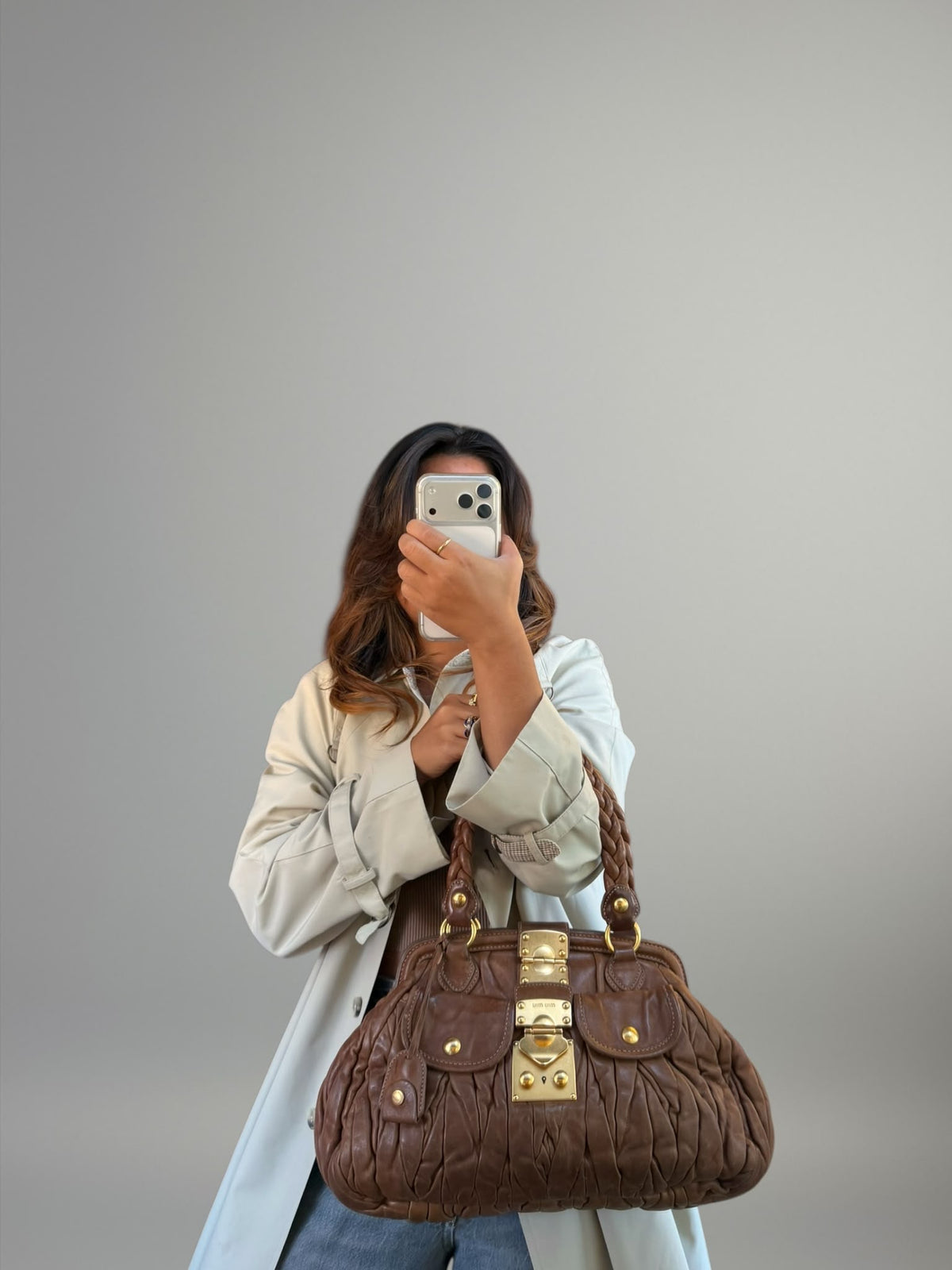 Miu Miu Coffer Hobo