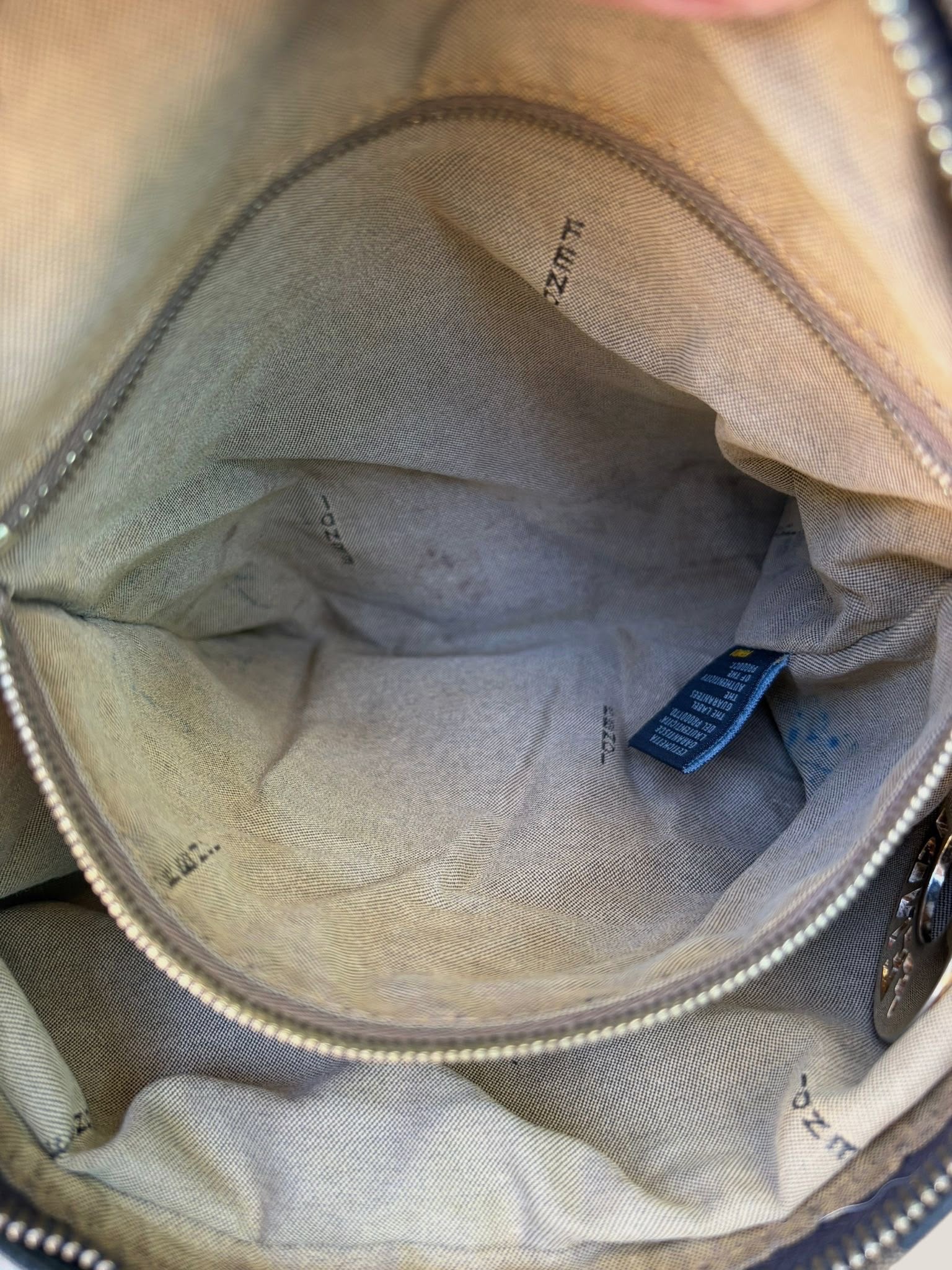Fendi Chef Zucca Hobo
