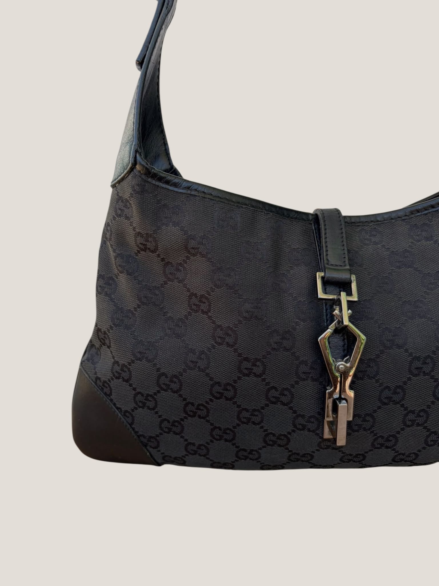 Gucci Jackie GG Canvas Nero