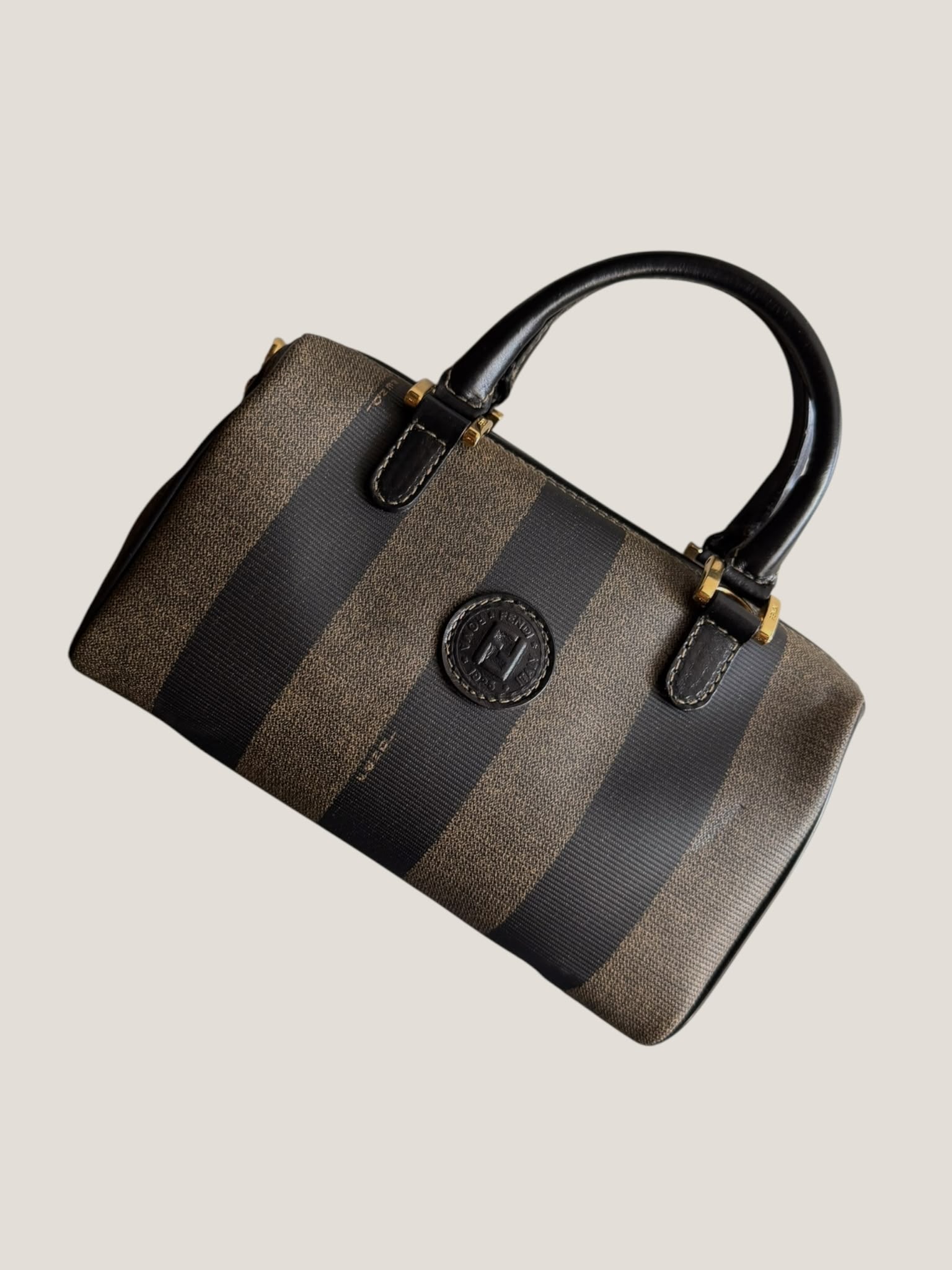 Fendi Pequin Mini Boston