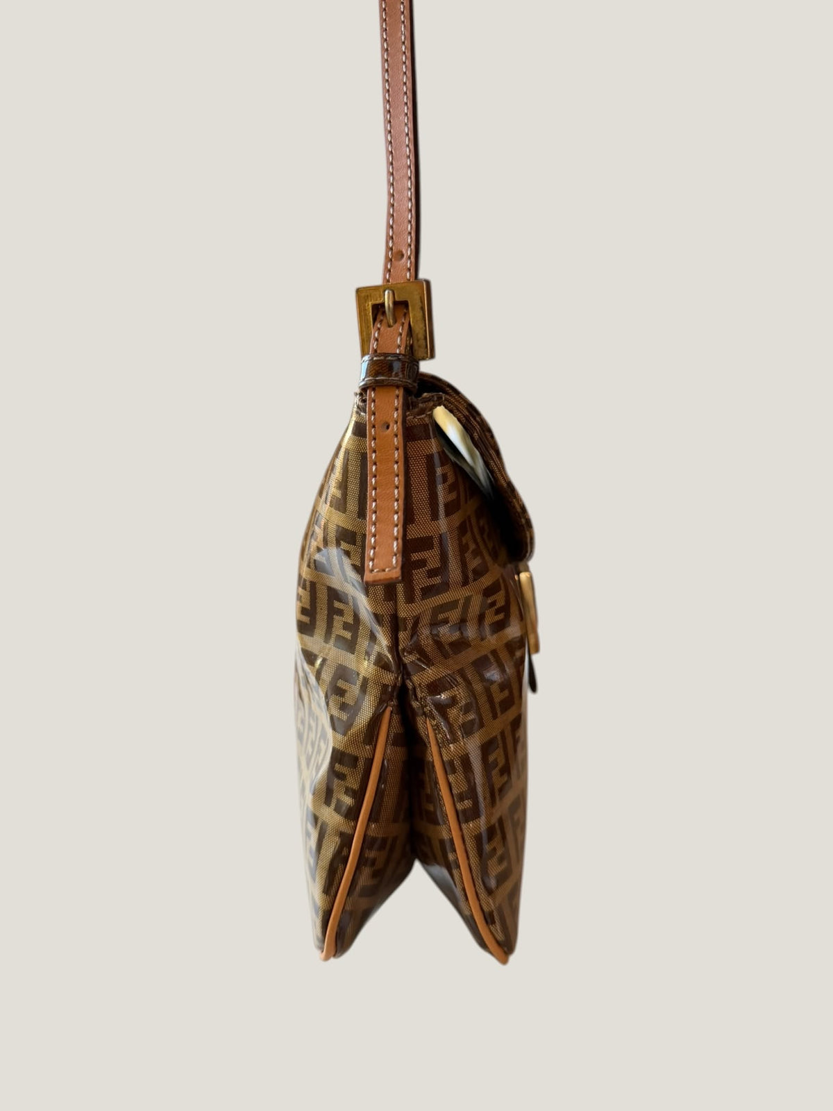 Fendi Zucchino Crystal Double Flap