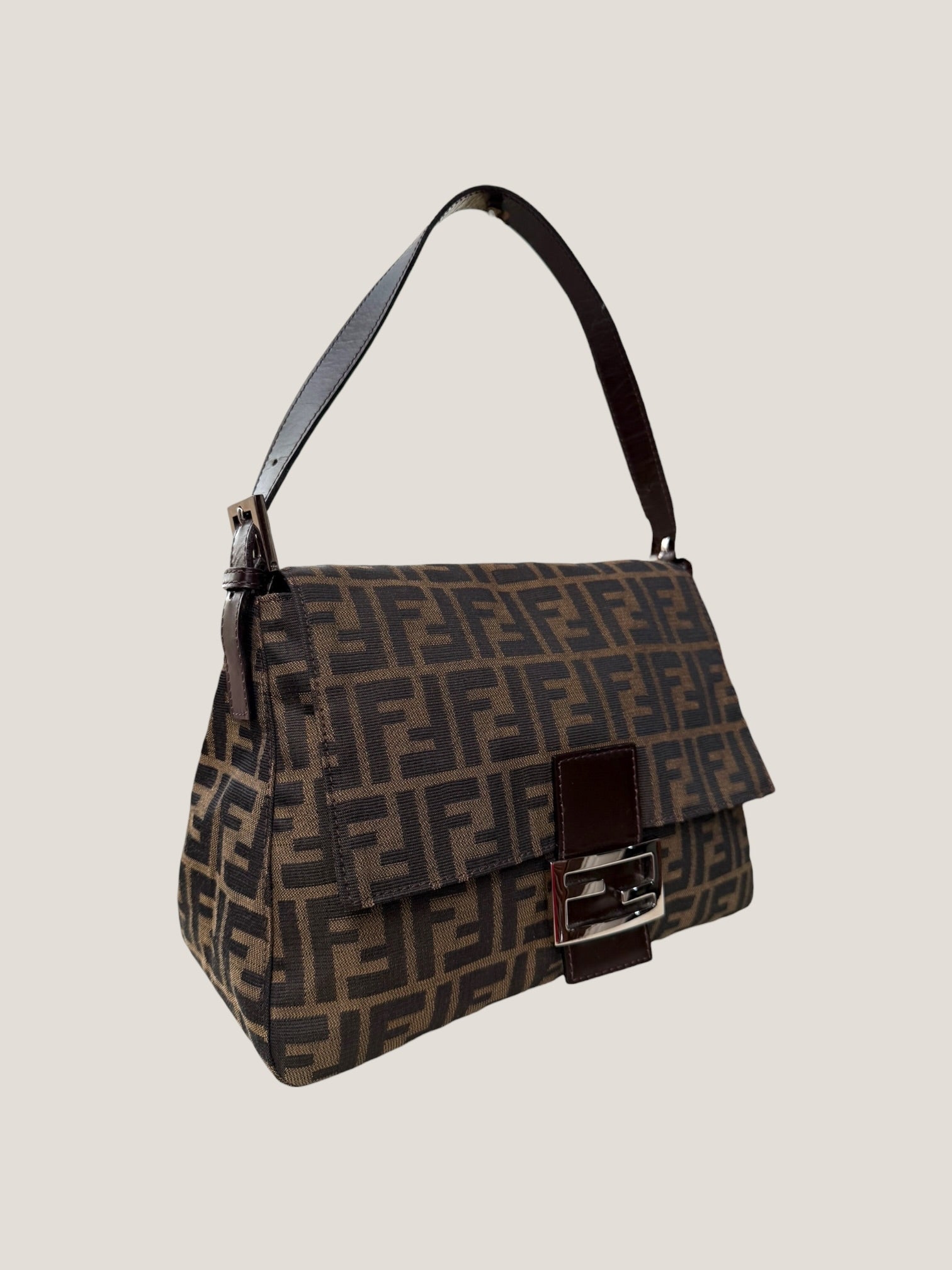 Fendi Mamma Baguette Zucca