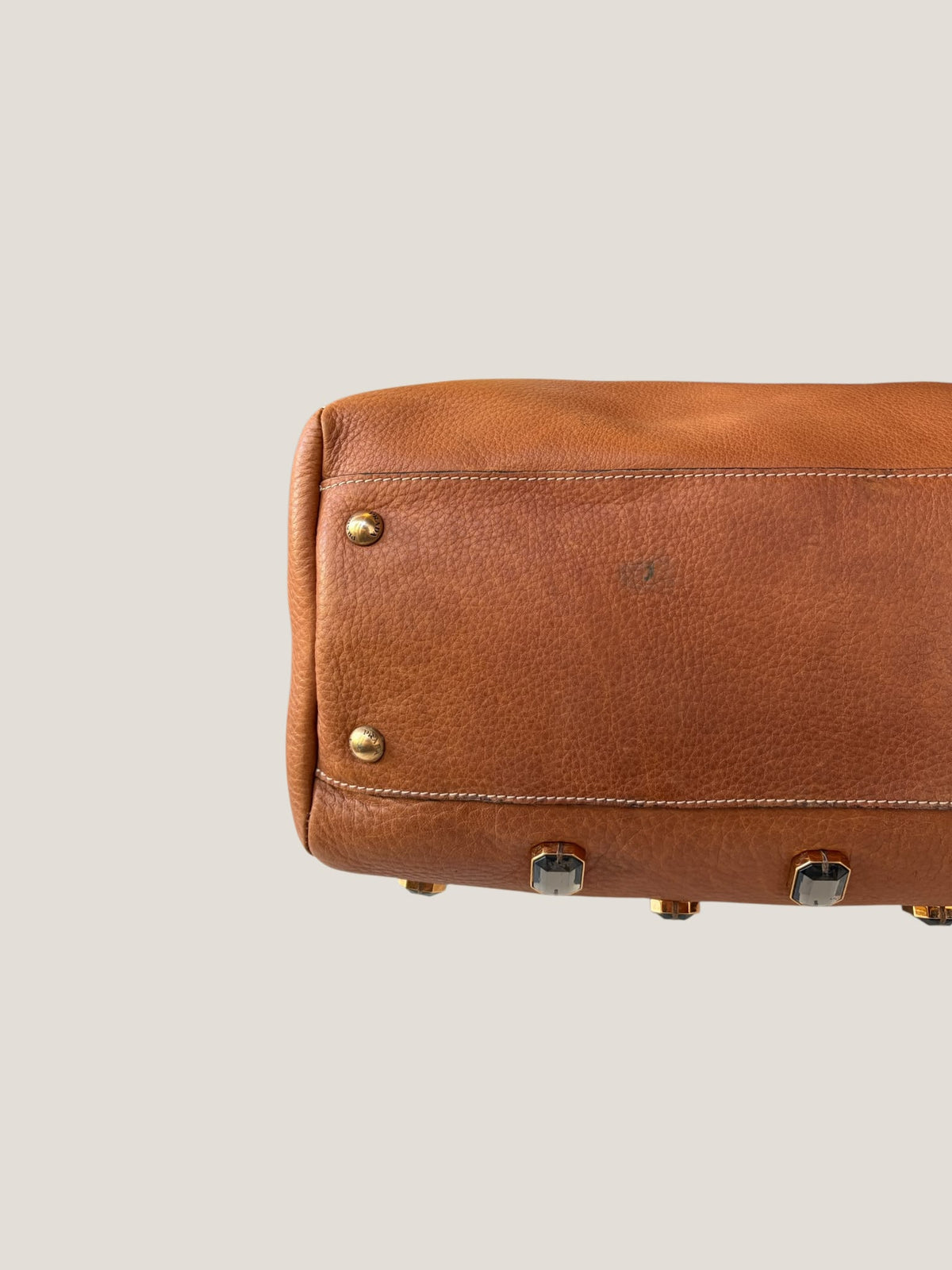 Prada Cervo Bauletto con Cristalli