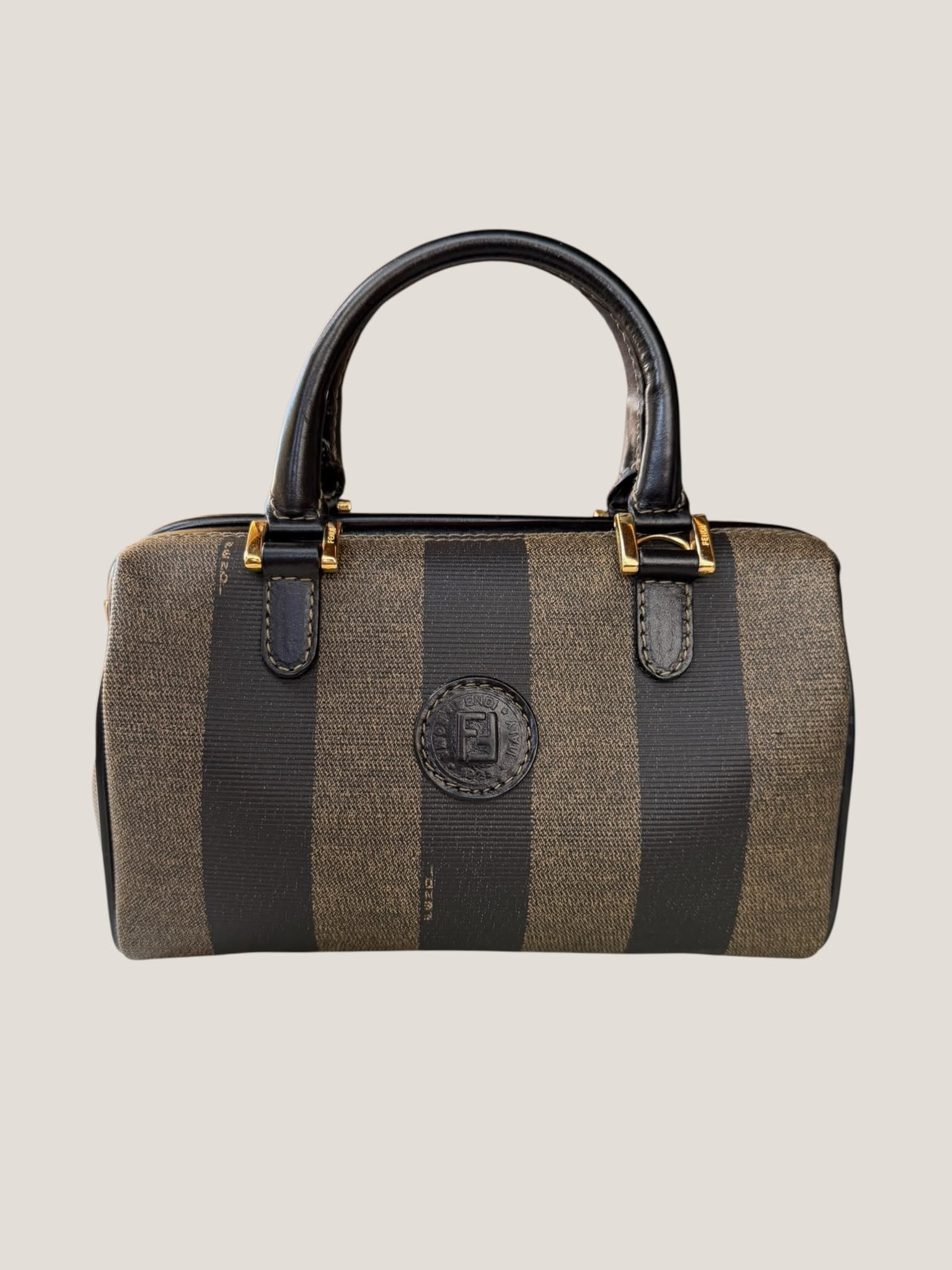 Fendi Pequin Mini Boston