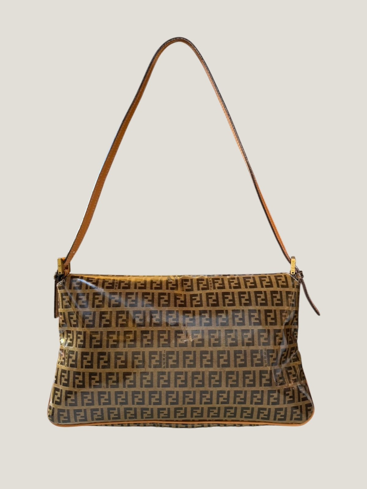 Fendi Zucchino Crystal Double Flap