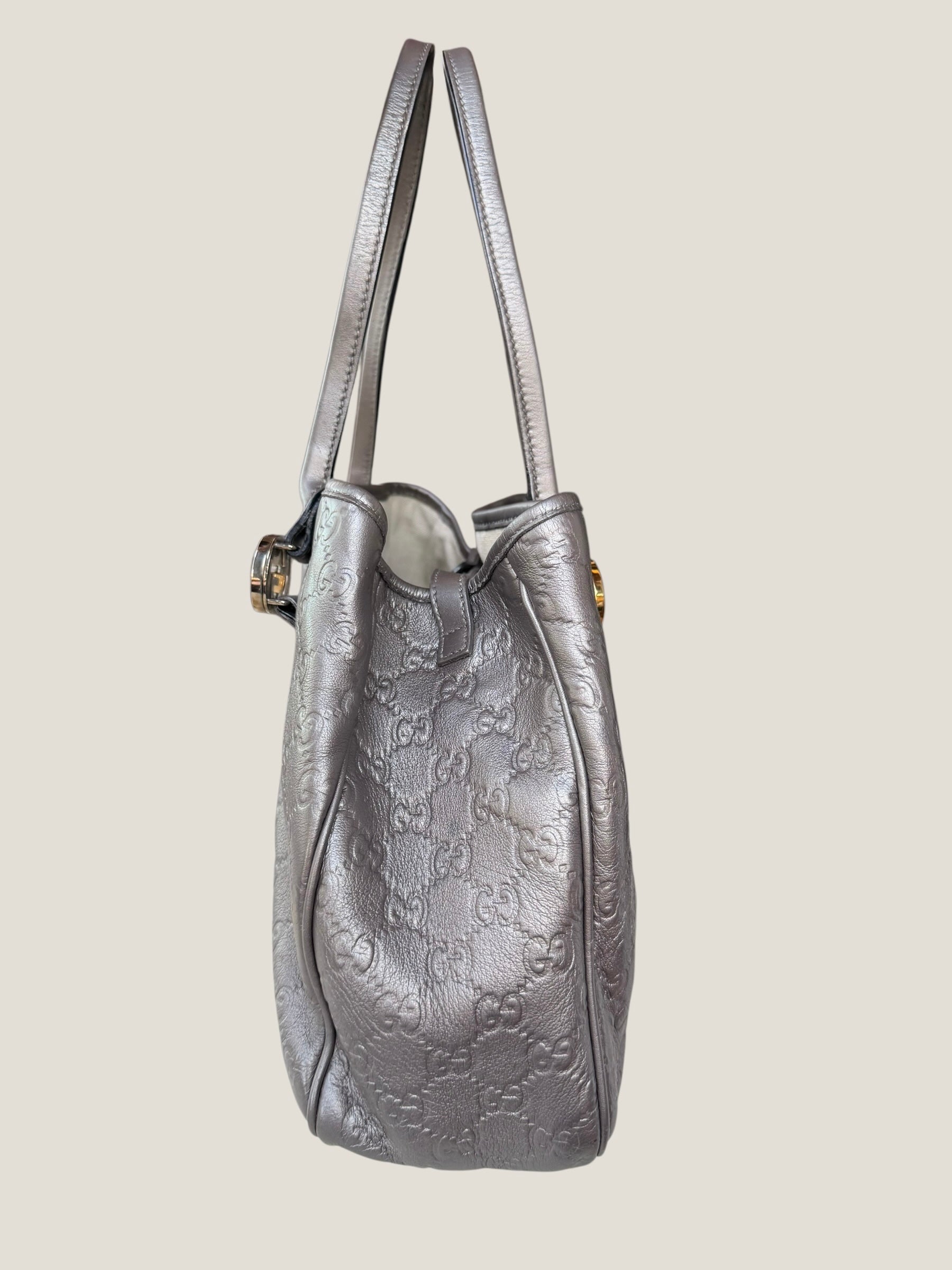 Gucci Metallic GG Twins Tote
