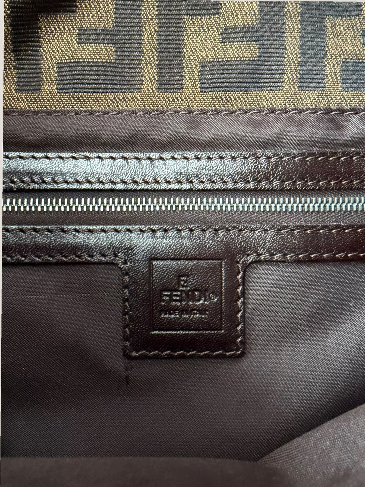 Fendi Mamma Baguette Zucca