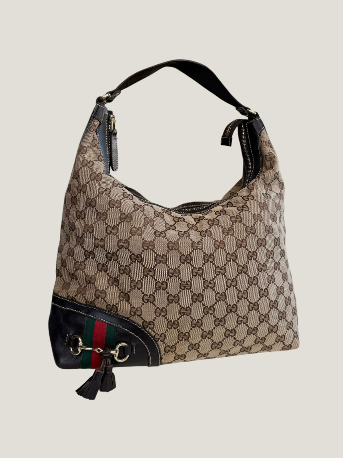 Gucci Web Horsebit Hobo