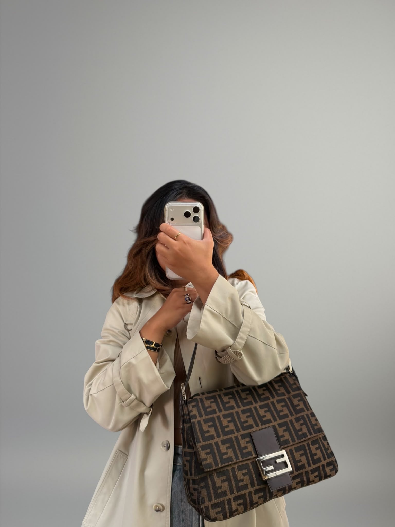 Fendi Mama Baguette Zucca