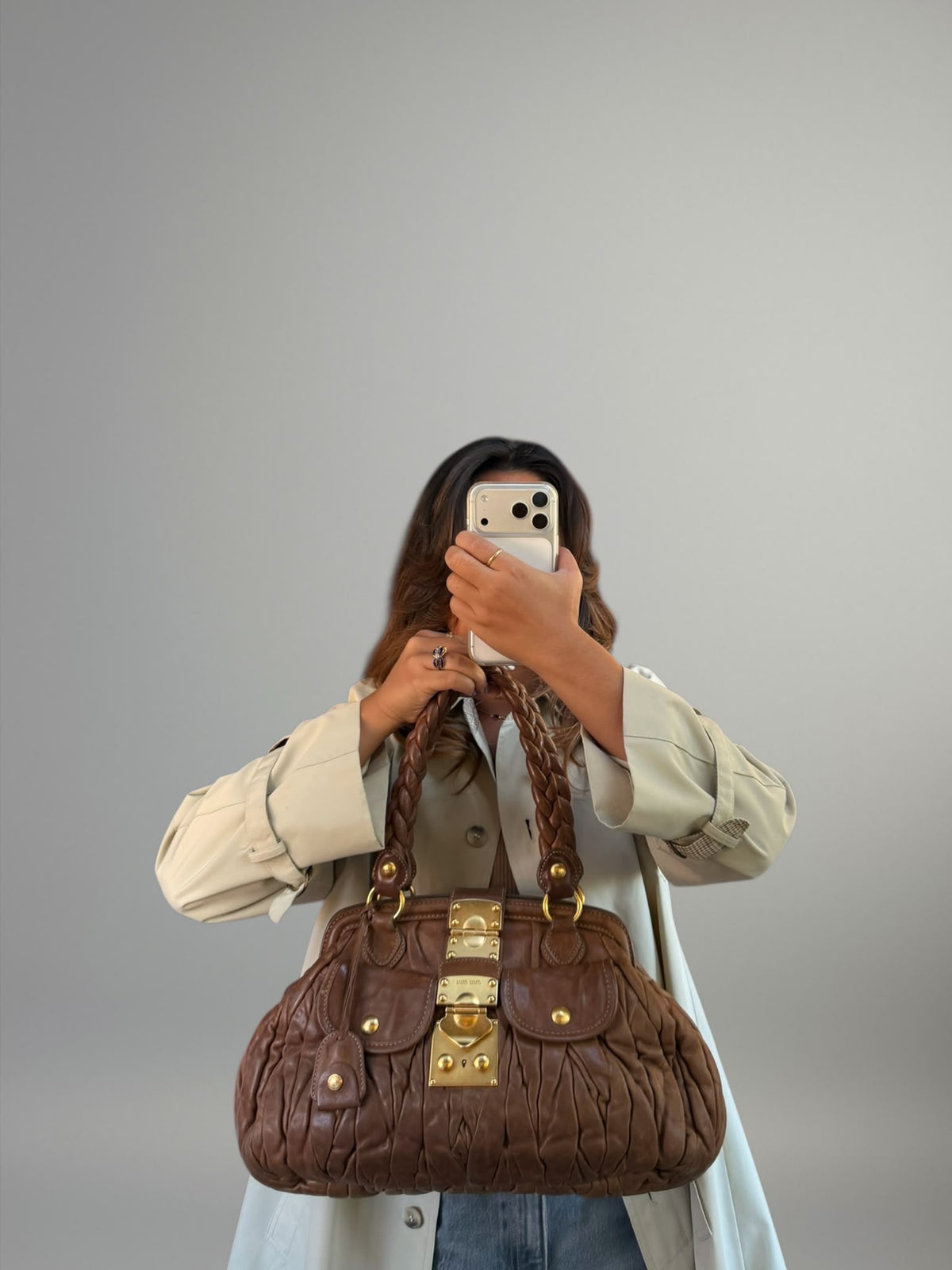 Miu Miu Coffer Hobo