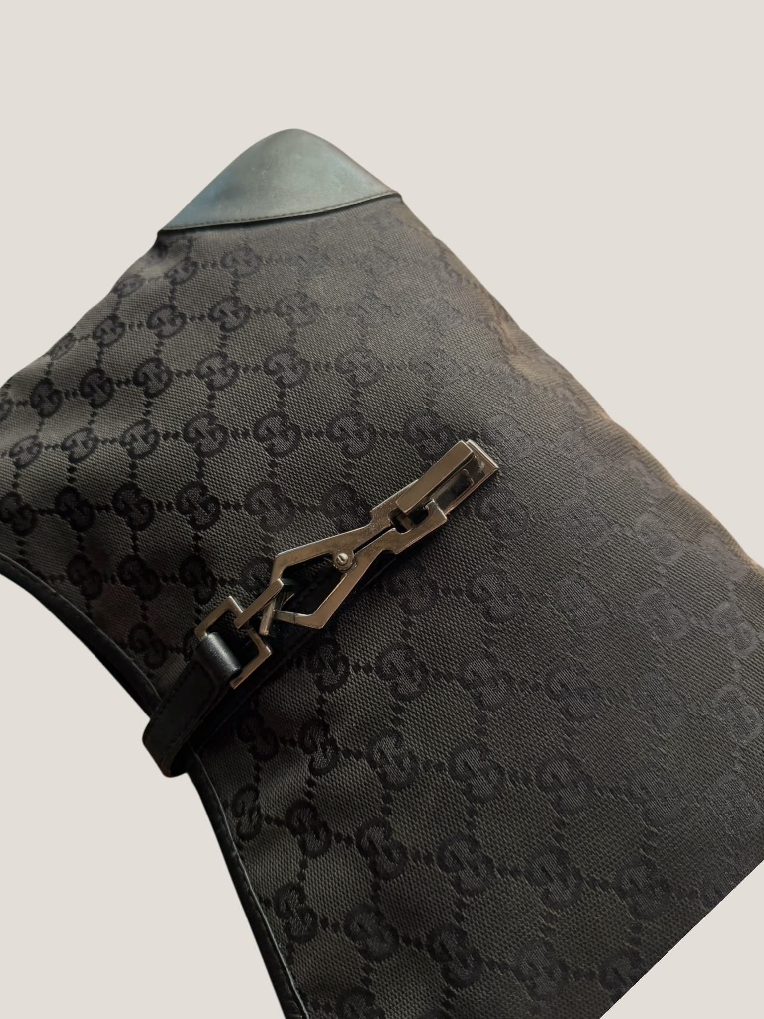 Gucci Jackie GG Canvas Nero