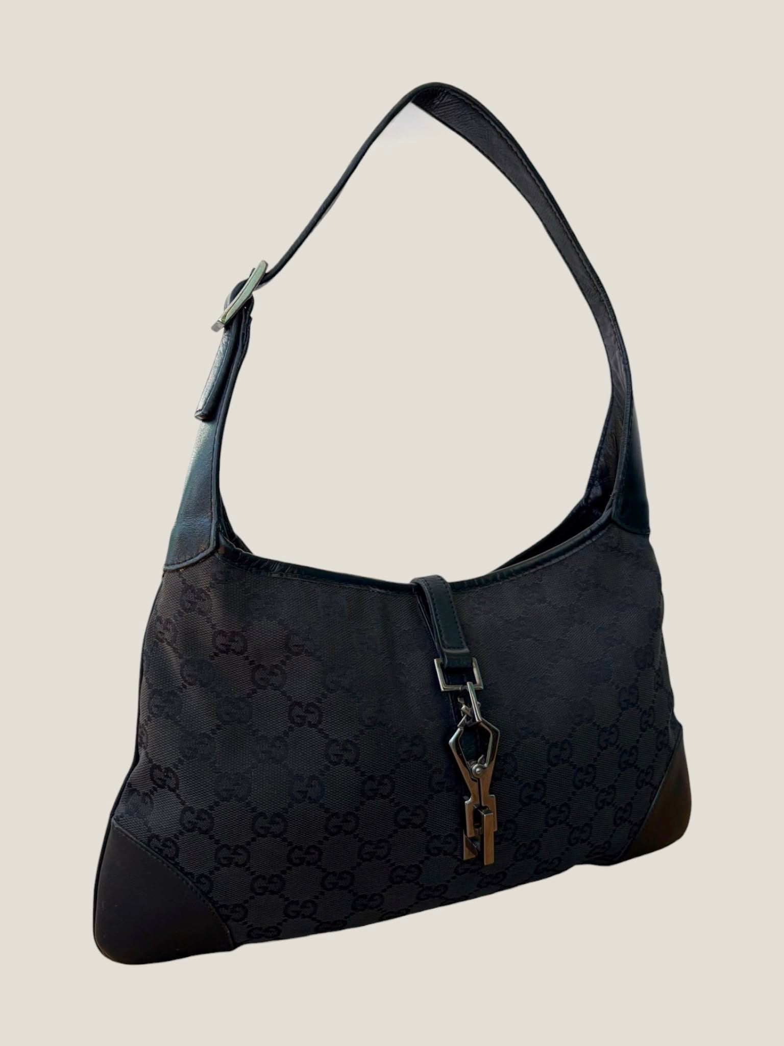 Gucci Jackie GG Canvas Nero