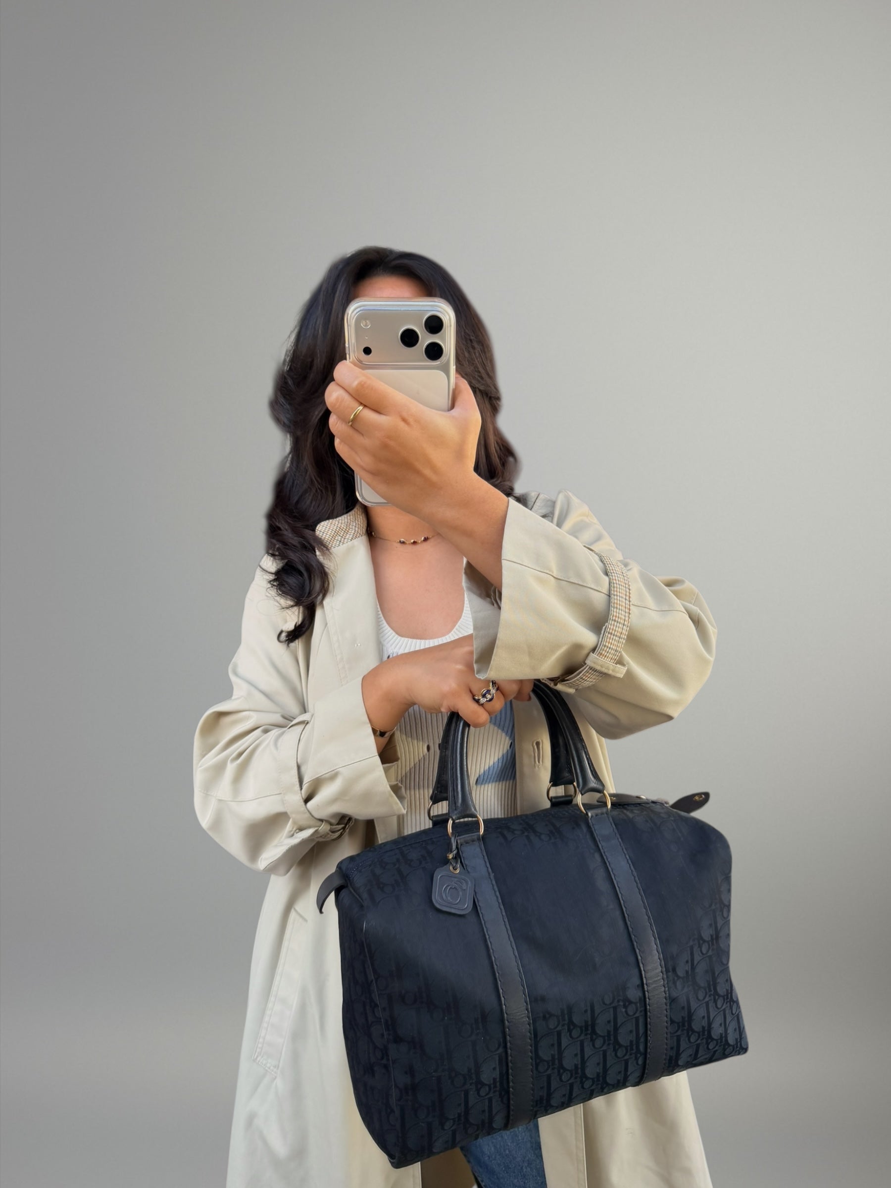 Dior Bauletto Oblique Nero