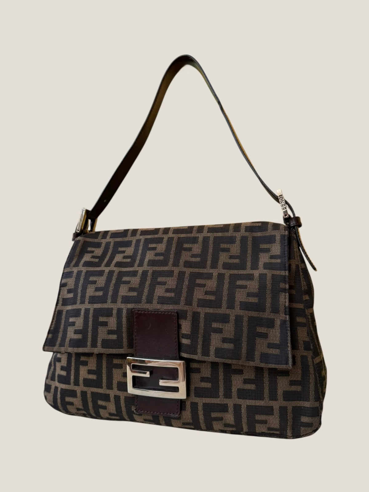 Fendi Mamma Baguette Zucca