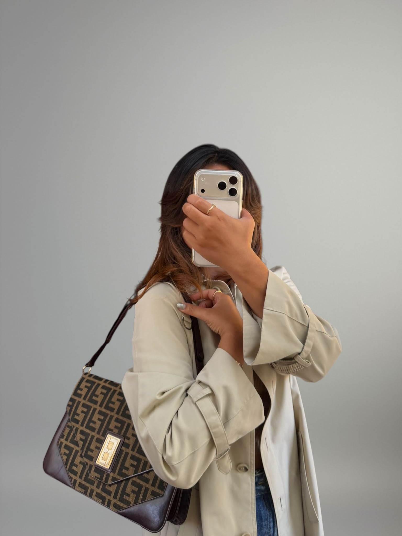 Fendi Vintage Zucca Flap