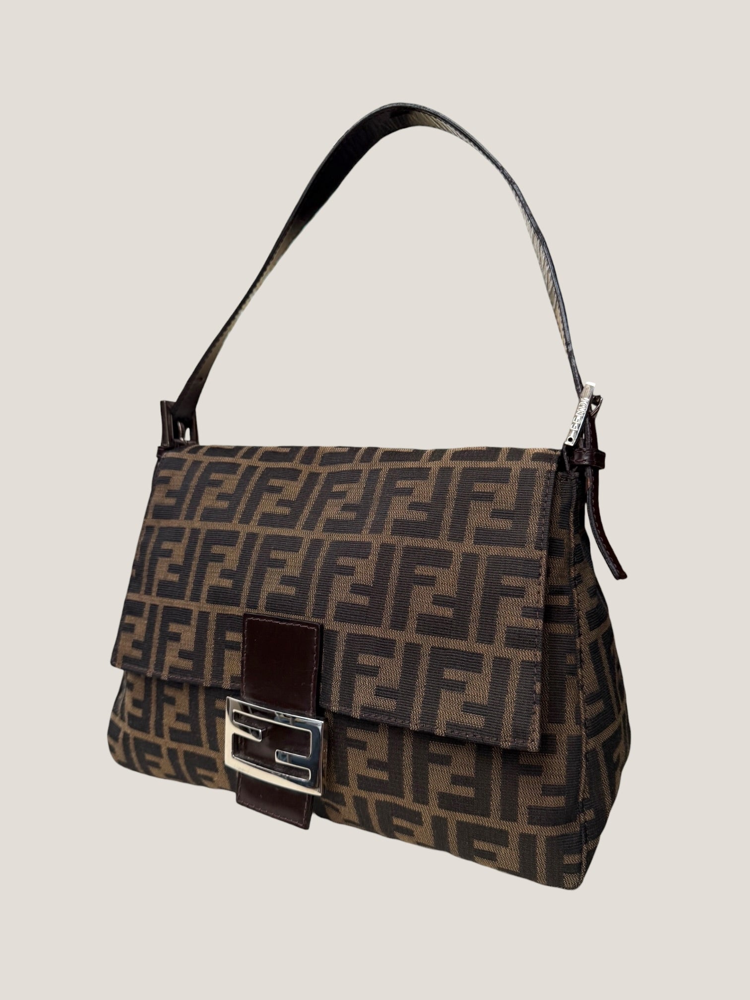 Fendi Mamma Baguette Zucca