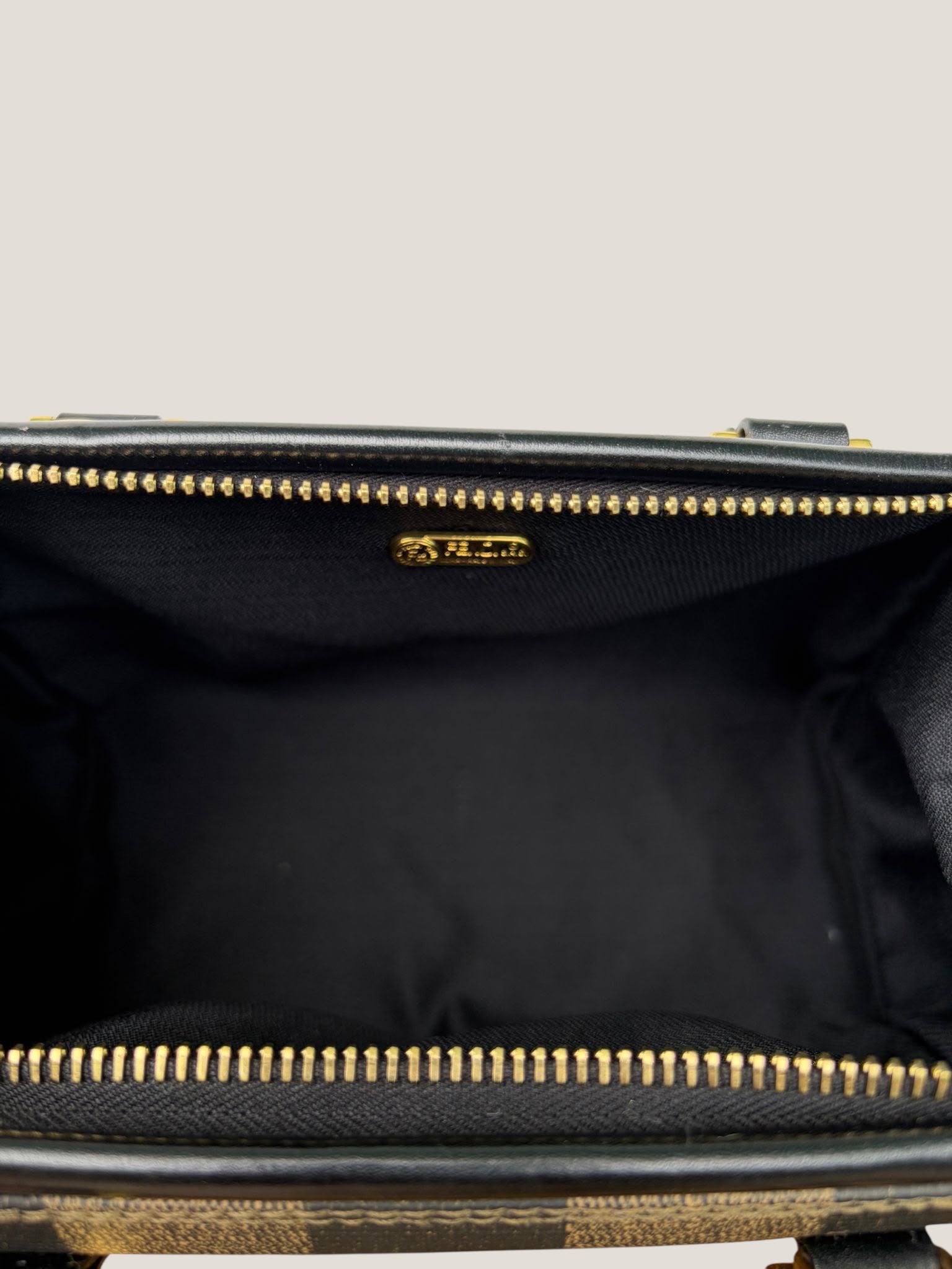 Fendi Pequin Mini Boston