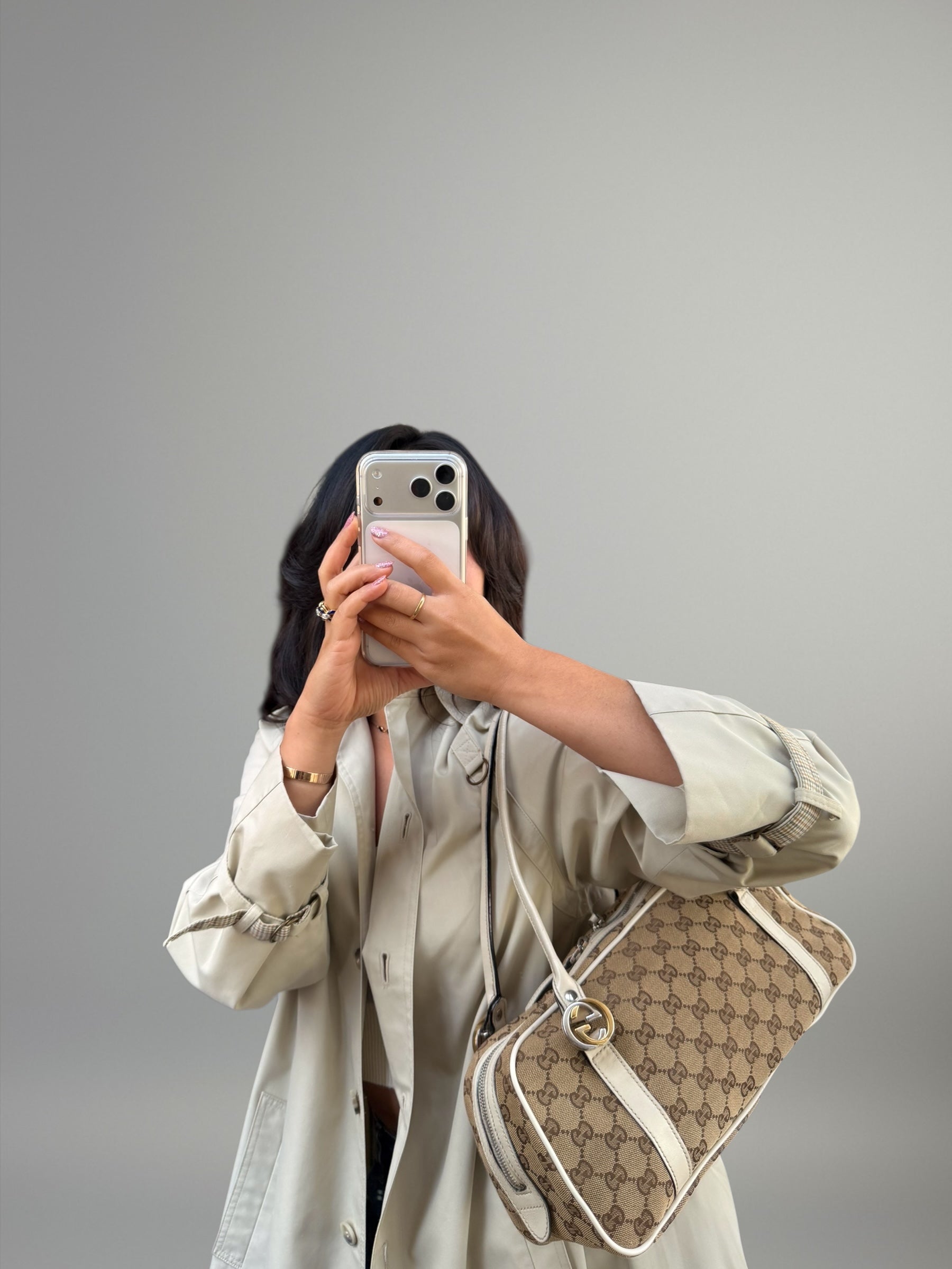 Gucci Bauletto Twins GG Canvas