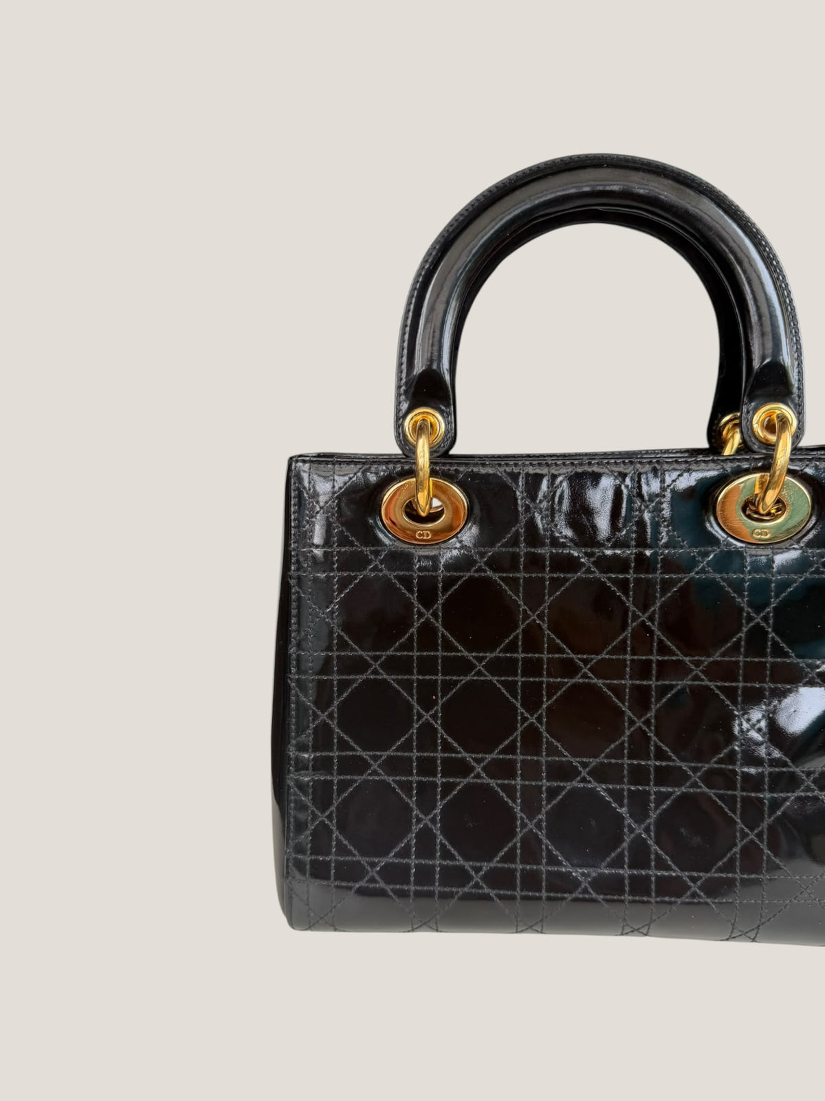Lady Dior Vernice Nera
