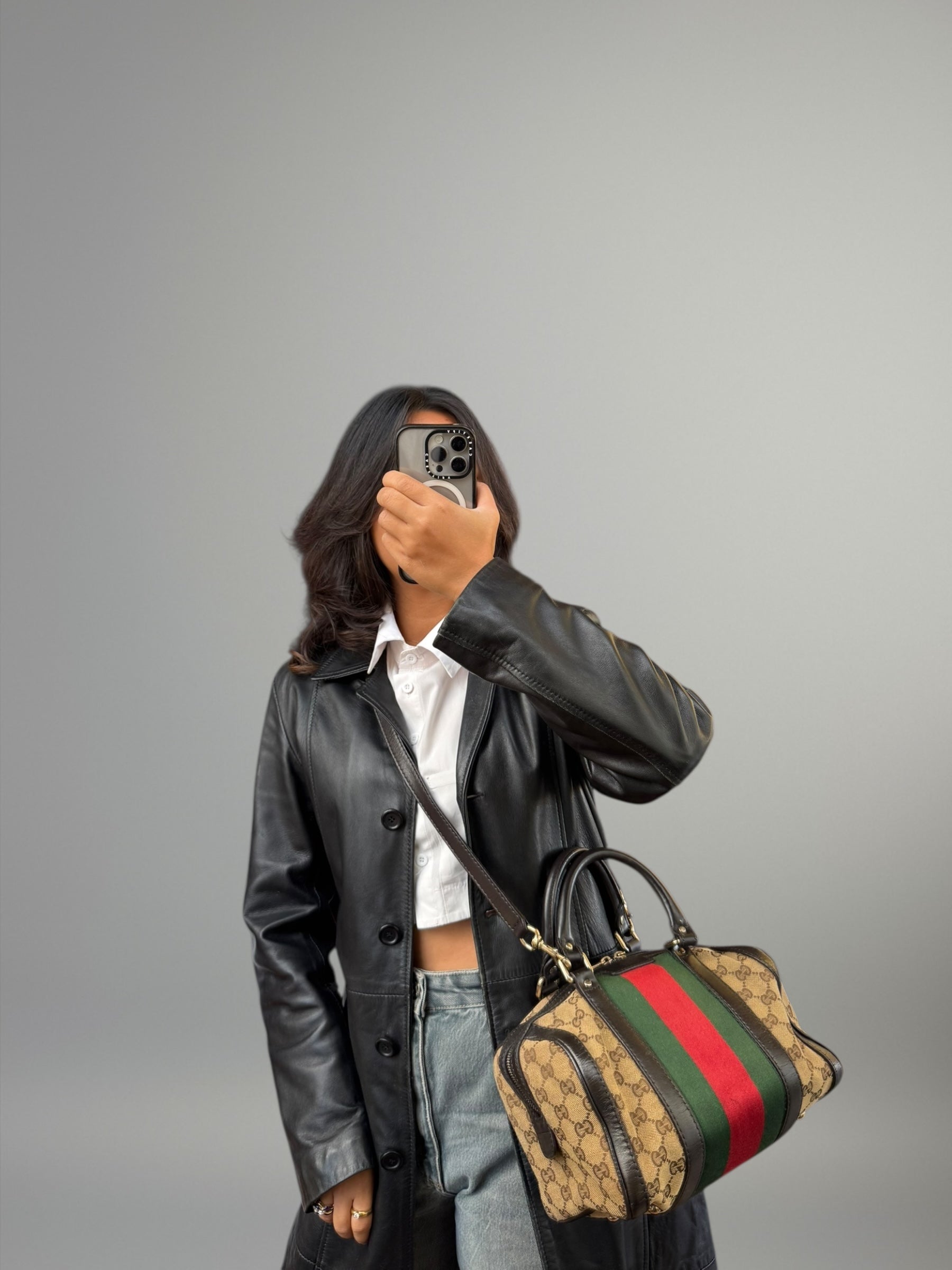 Gucci Mini Boston Web GG