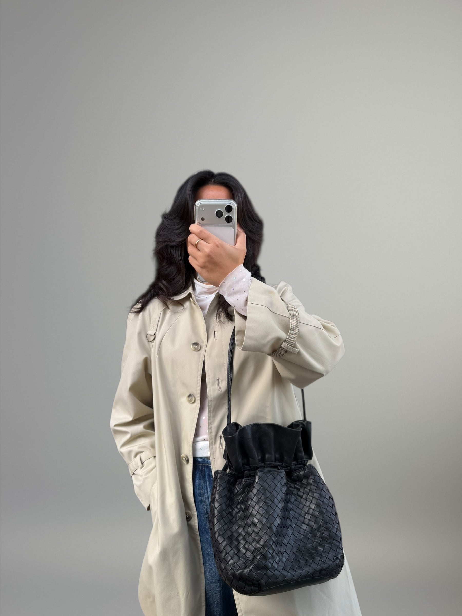 Bottega Veneta borsa a secchiello Intrecciato