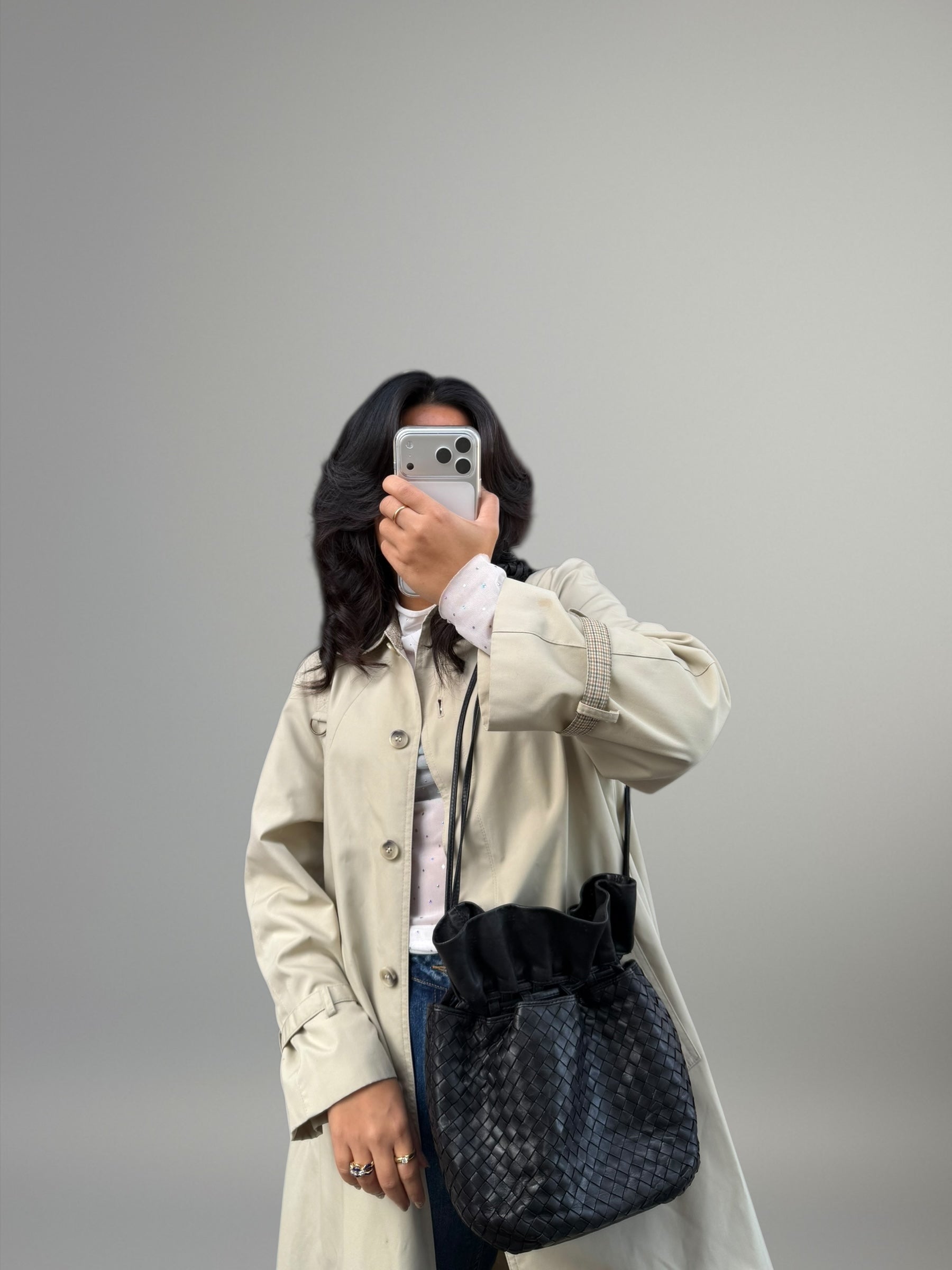 Bottega Veneta borsa a secchiello Intrecciato