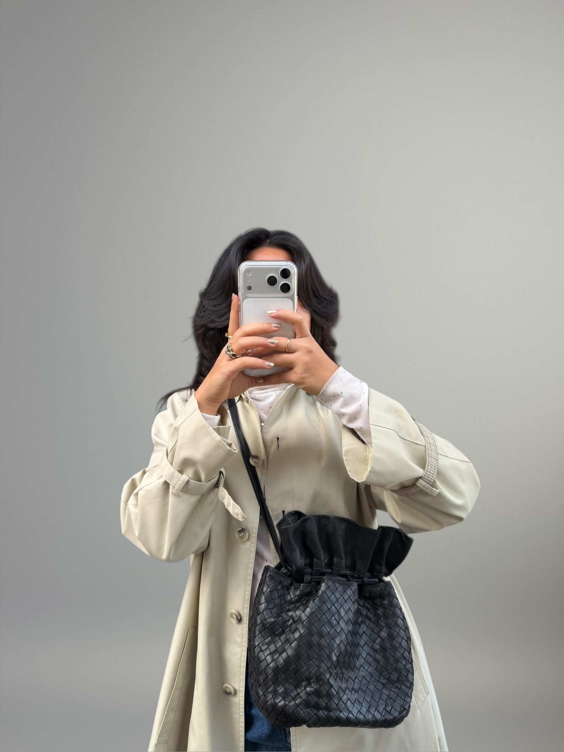 Bottega Veneta borsa a secchiello Intrecciato