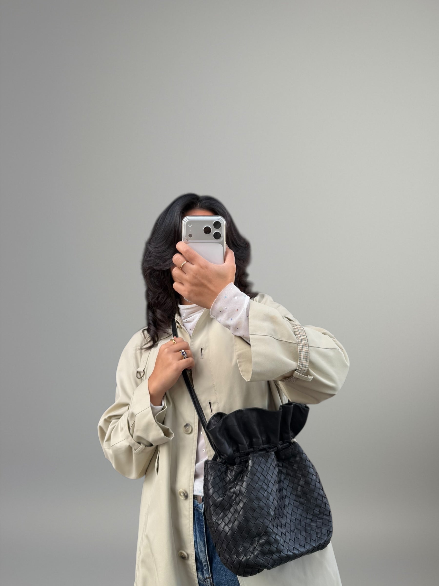 Bottega Veneta borsa a secchiello Intrecciato