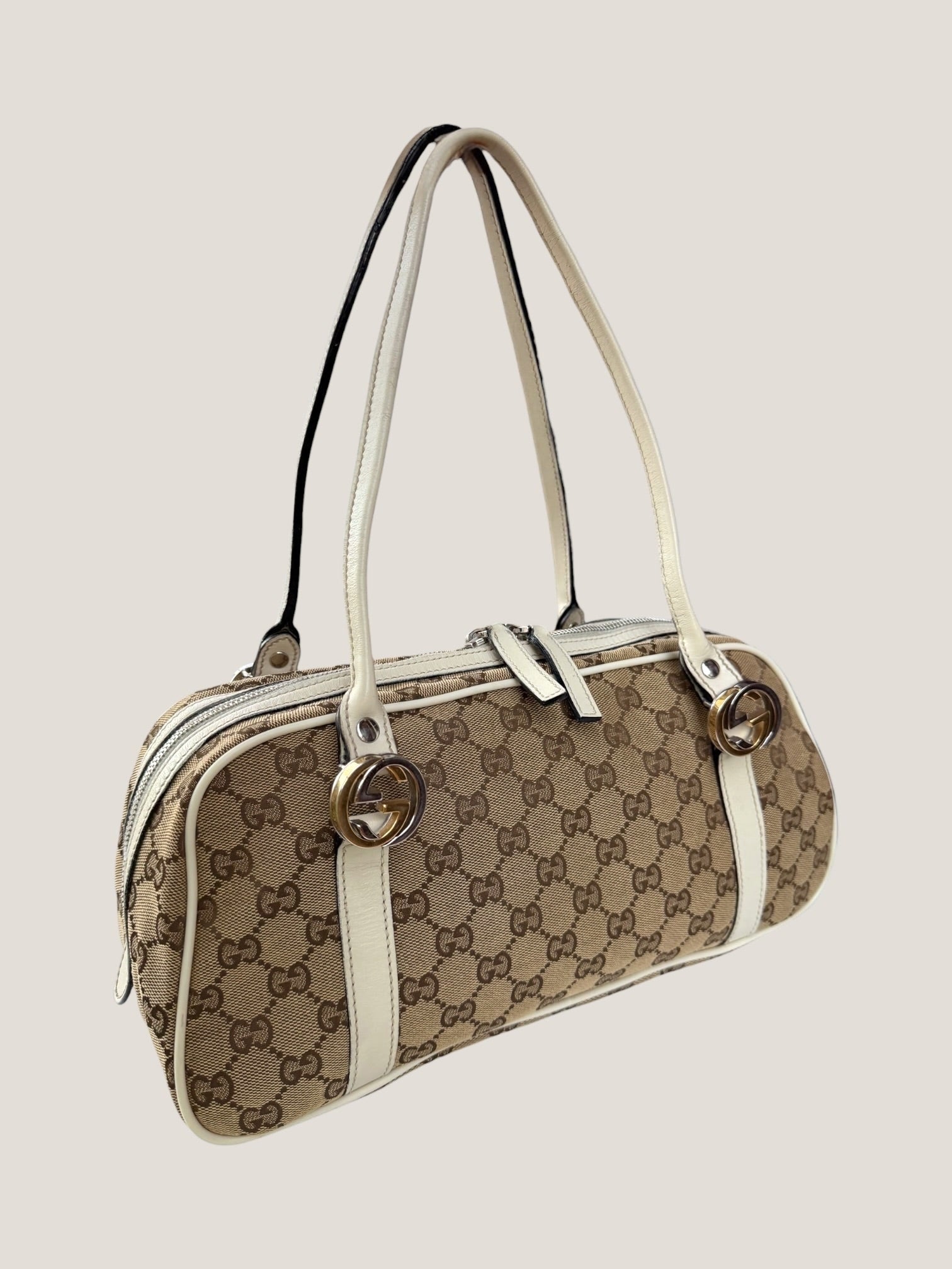 Gucci Bauletto Twins GG Canvas