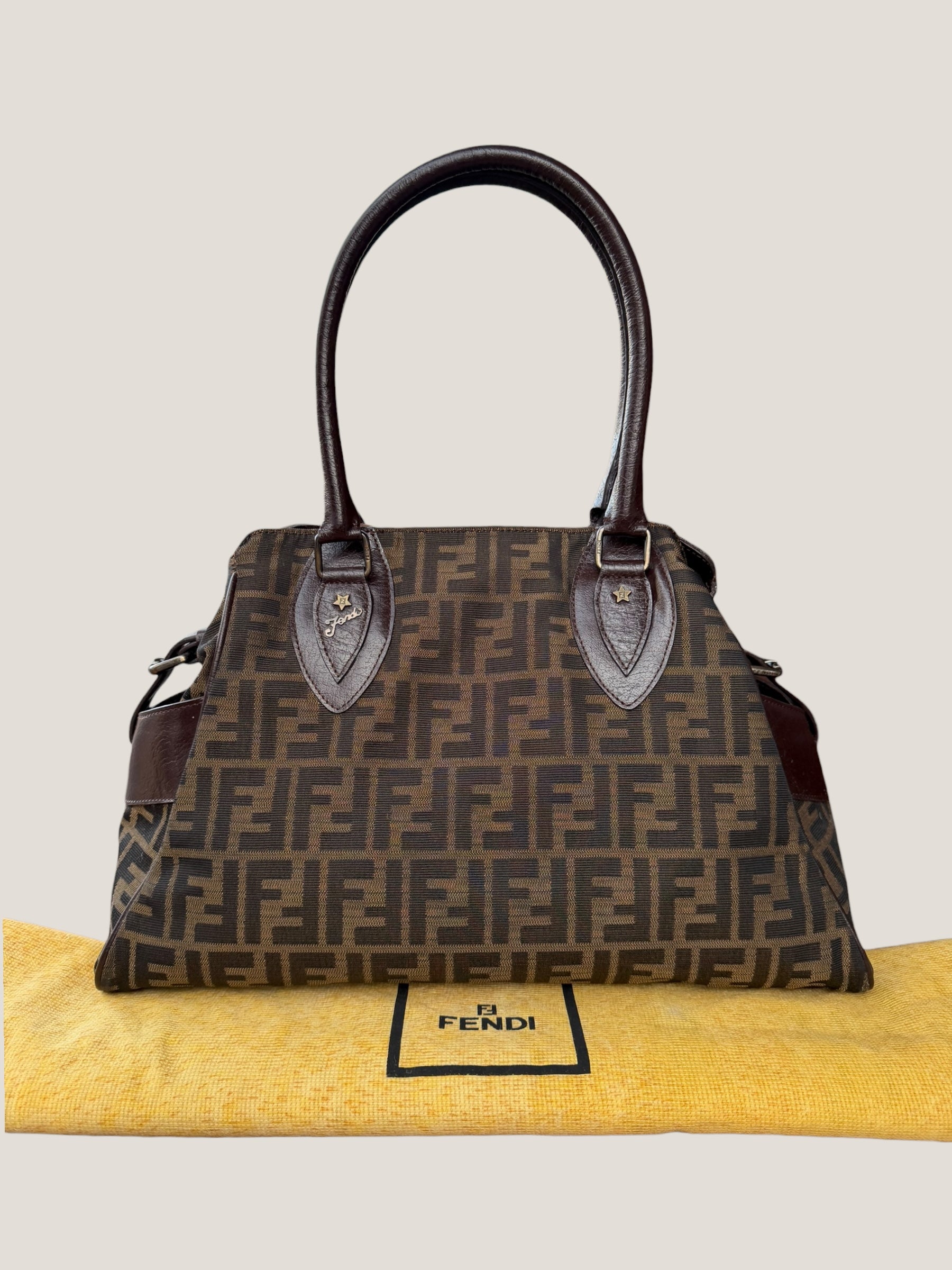 Fendi Tobacco Zucca Tote