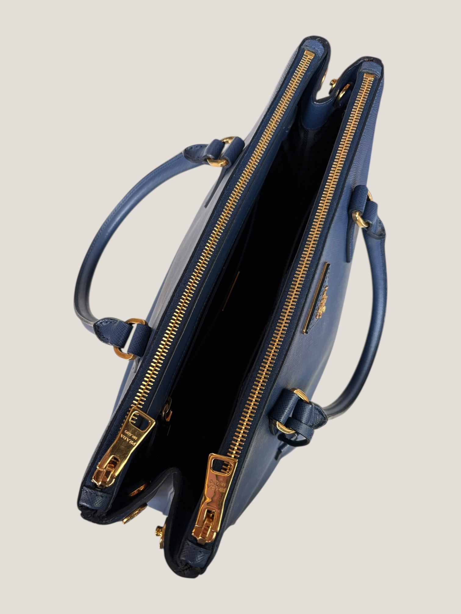 Prada Galleria Large Blu