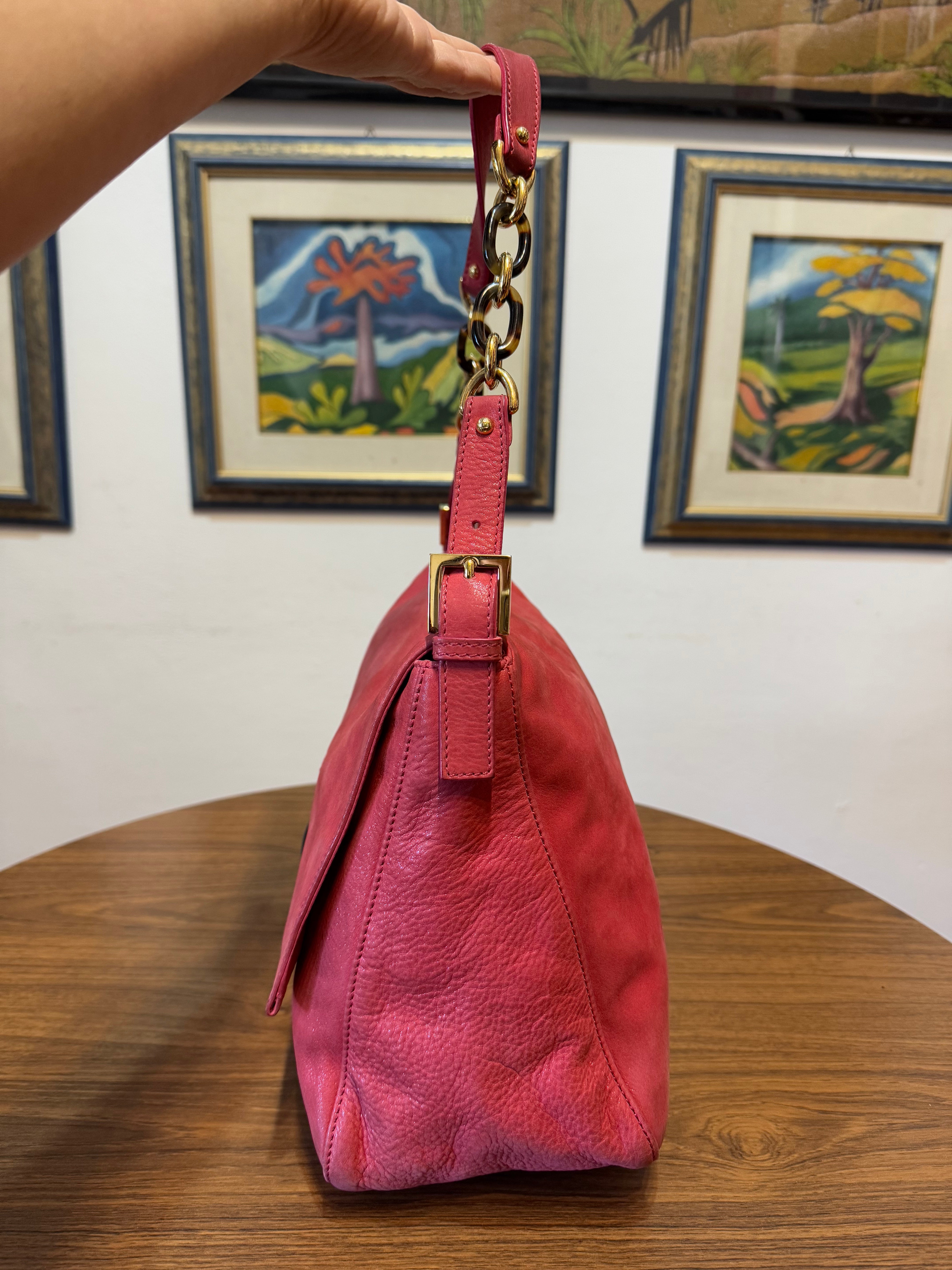 Fendi mamma Baguette in pelle
