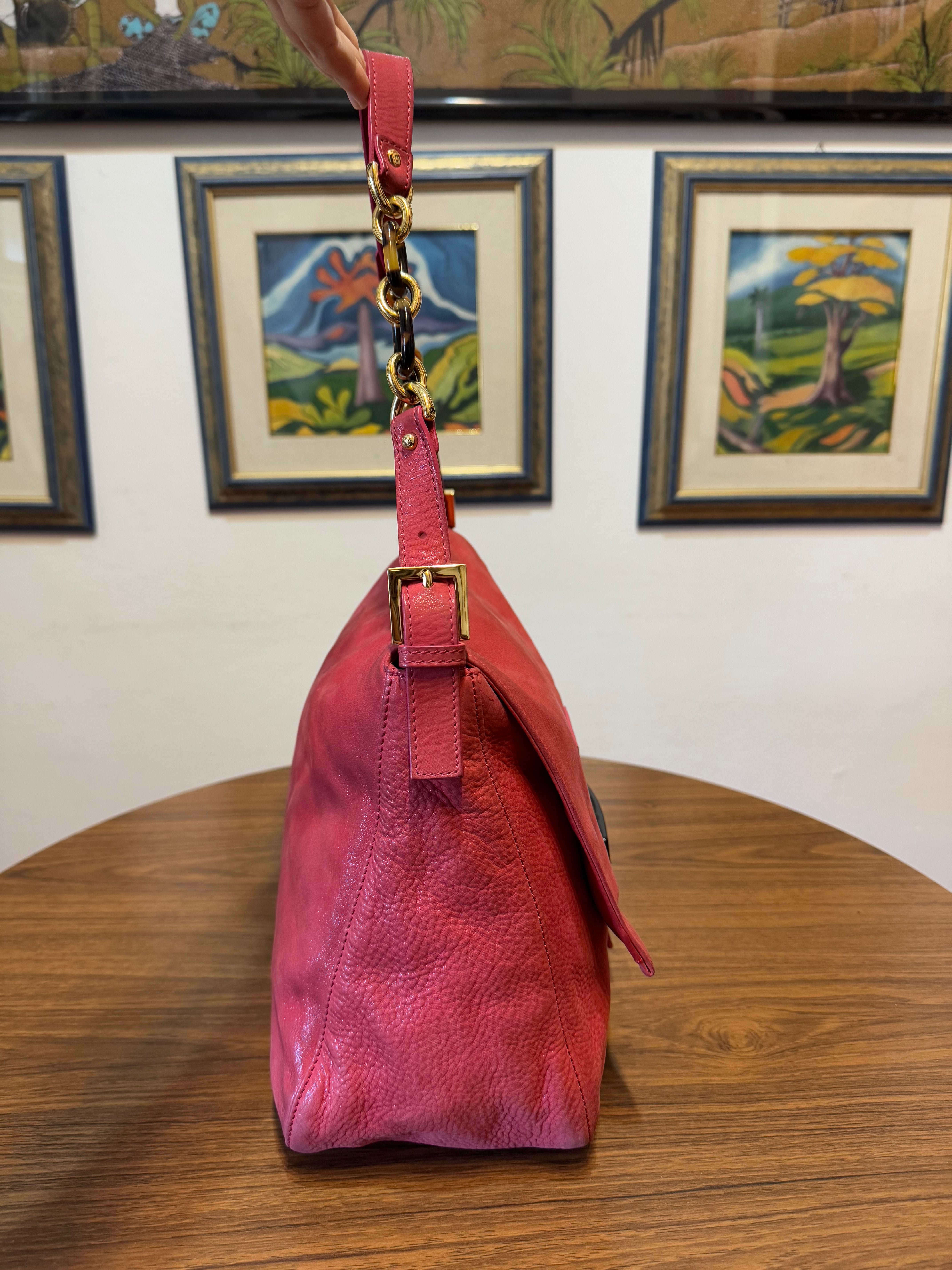 Fendi mamma Baguette in pelle