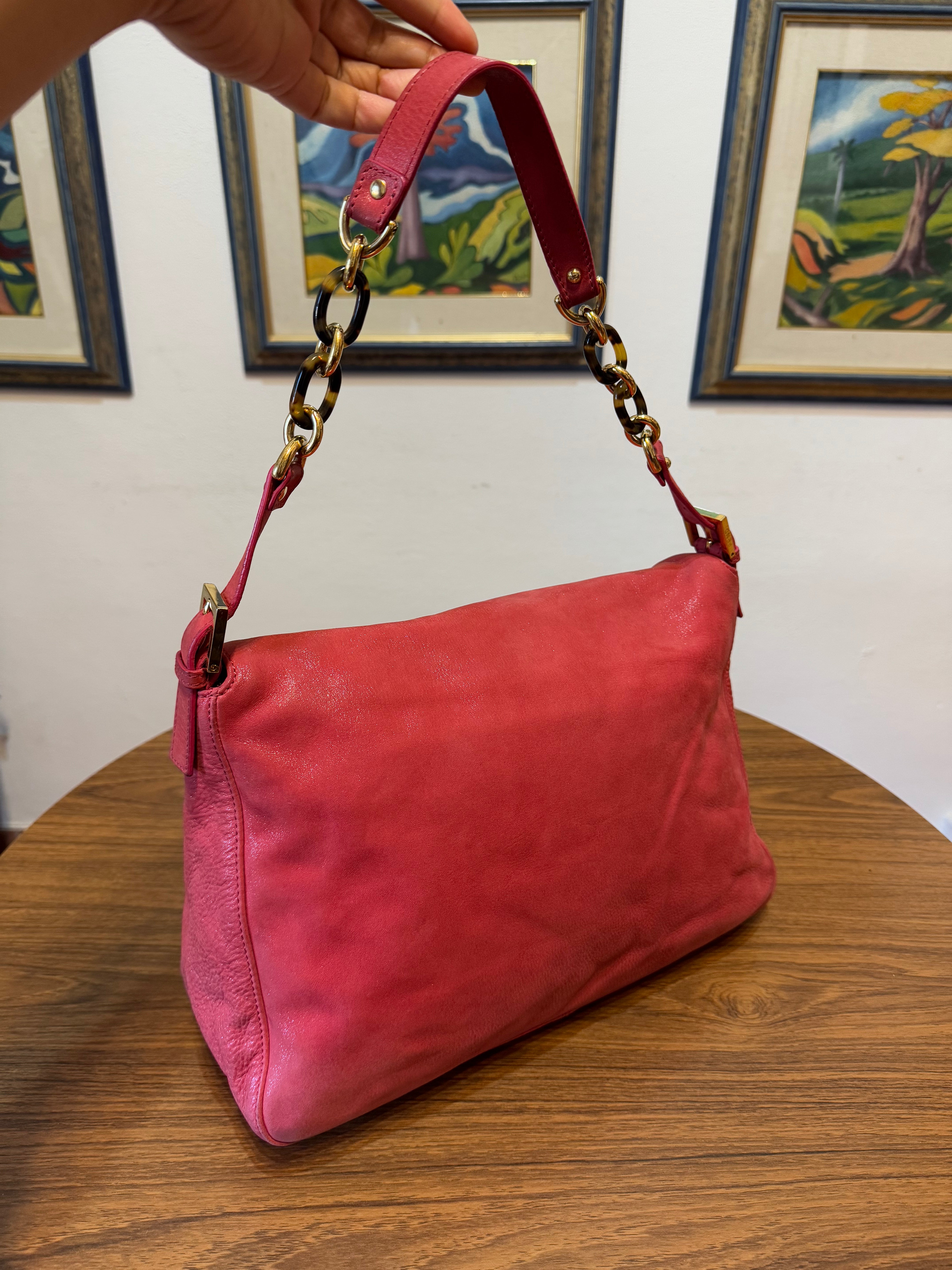Fendi mamma Baguette in pelle