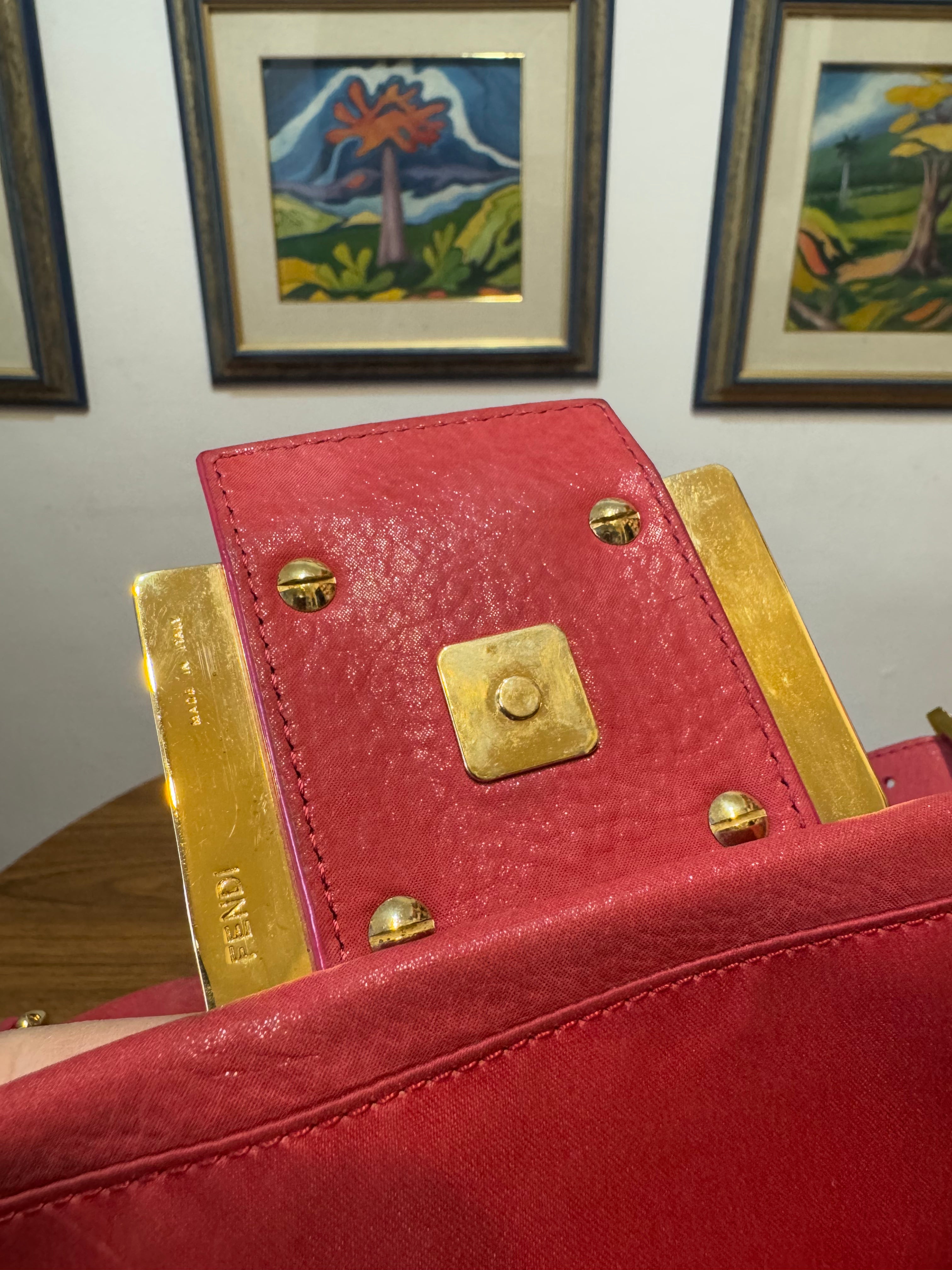 Fendi mamma Baguette in pelle