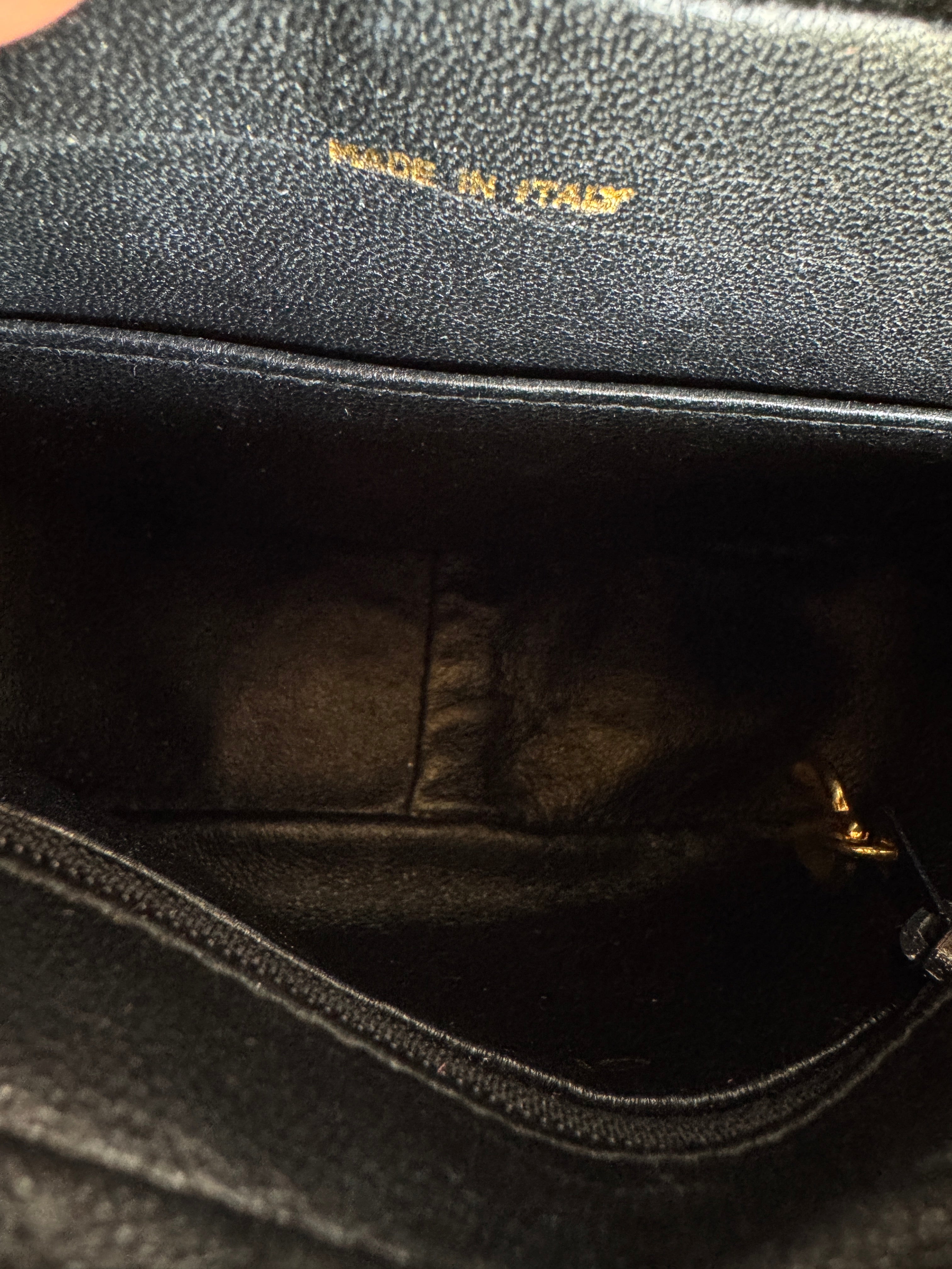 Chanel Vintage Camera Bag in Caviar Rosso con Frange