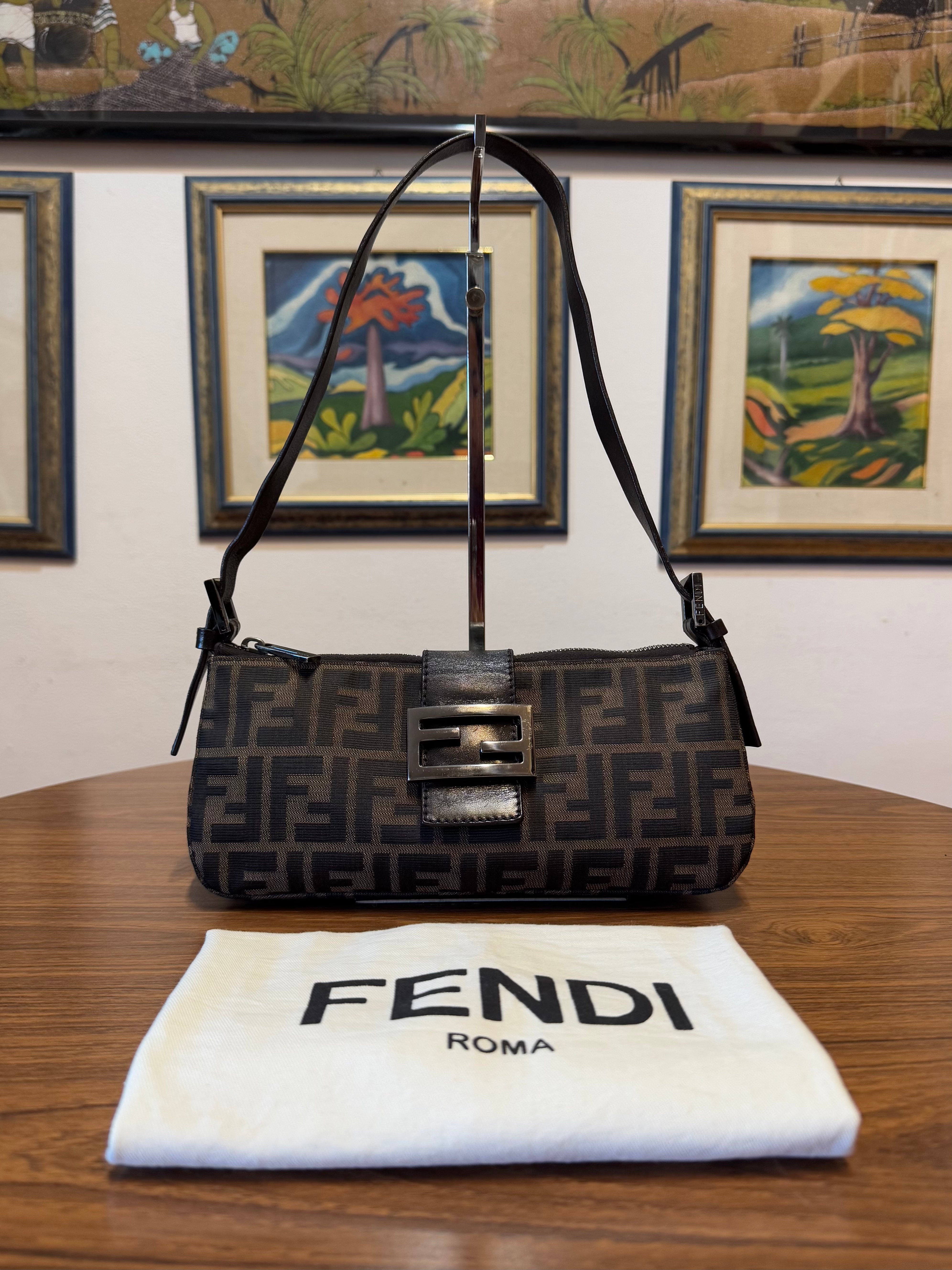 Fendi zucca baguette