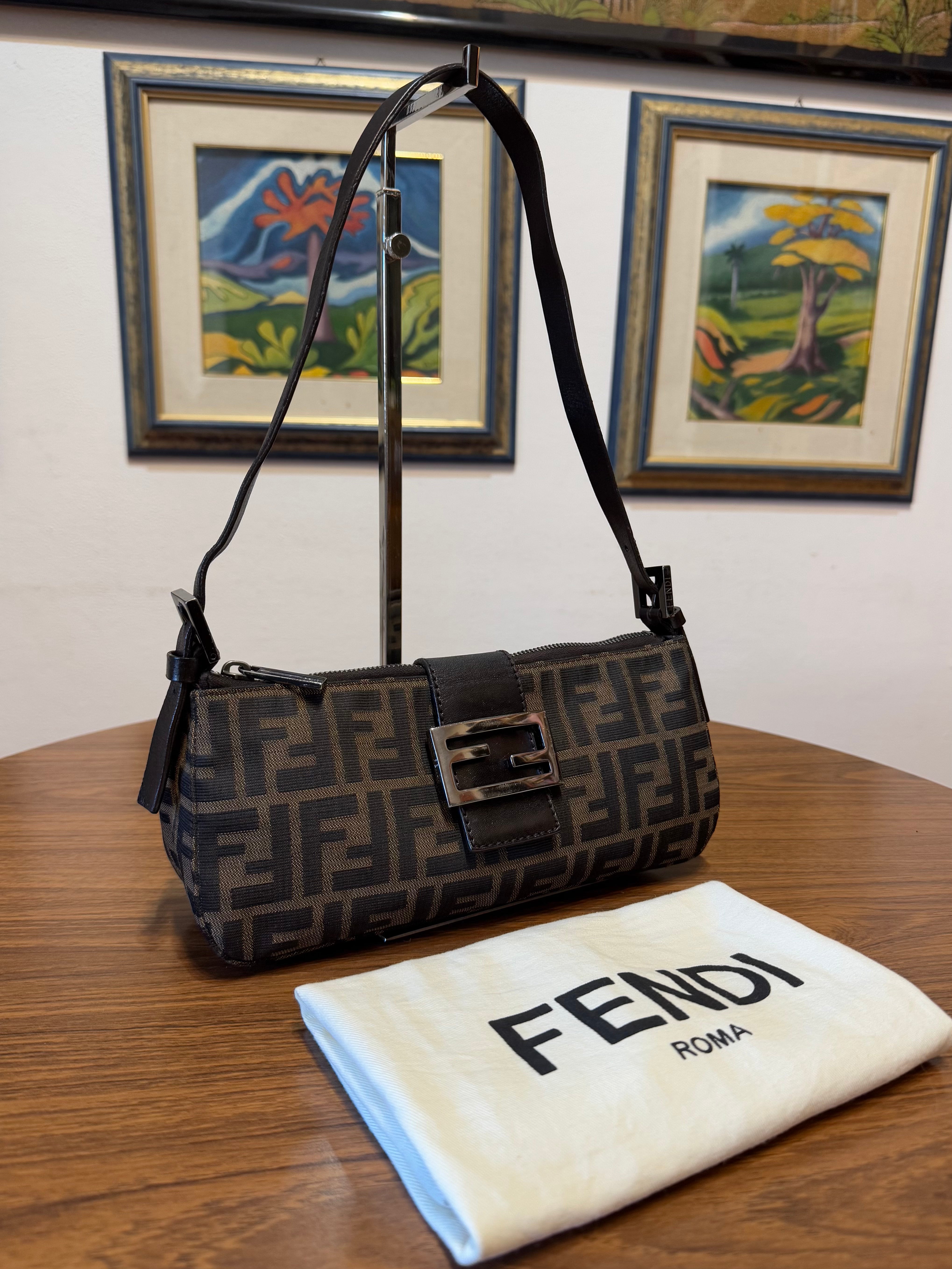 Fendi zucca baguette